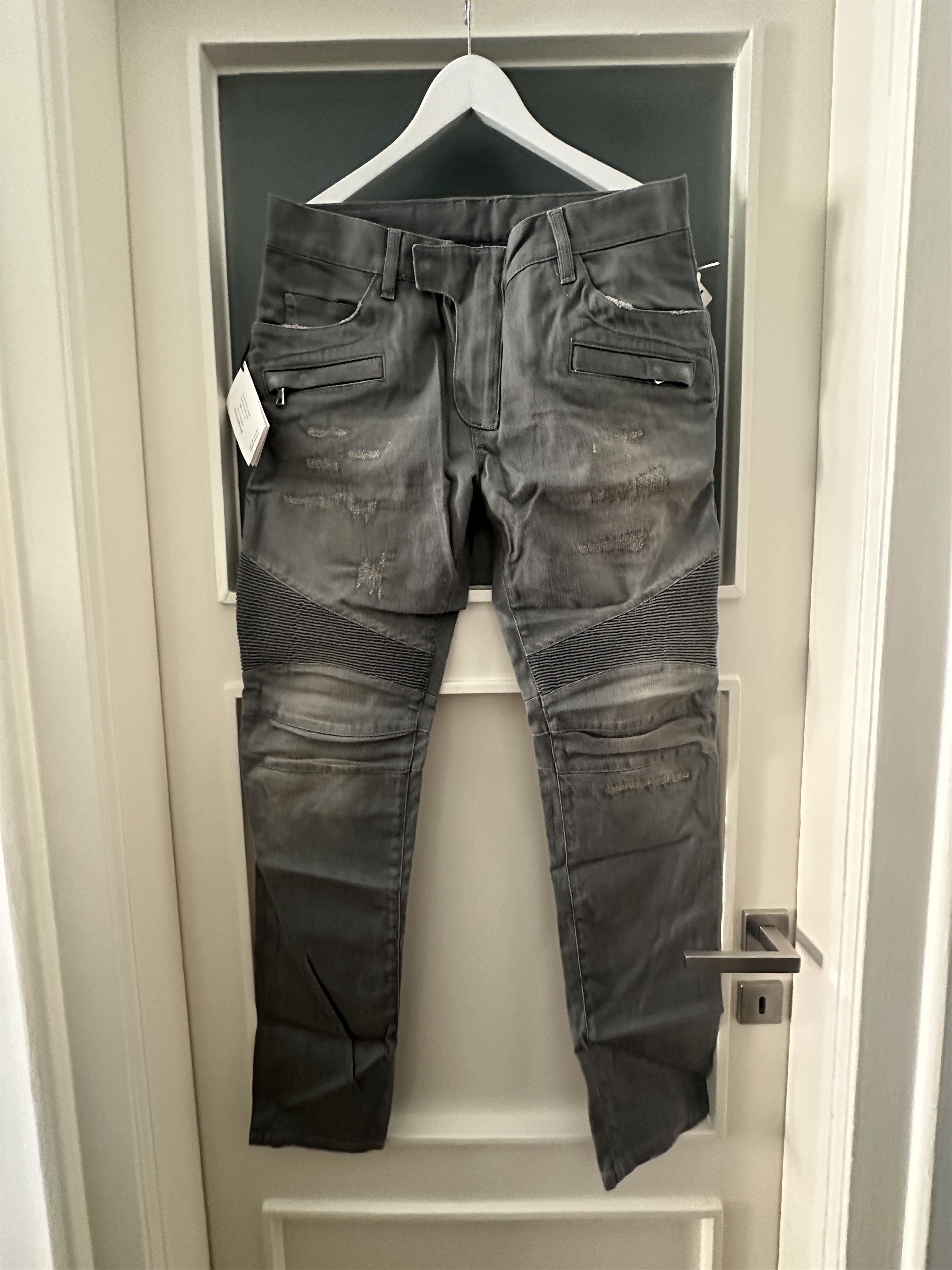 Balmain balmain christophe decarnin biker pants men size 34 Size US 34 / EU 50 - 1 Thumbnail
