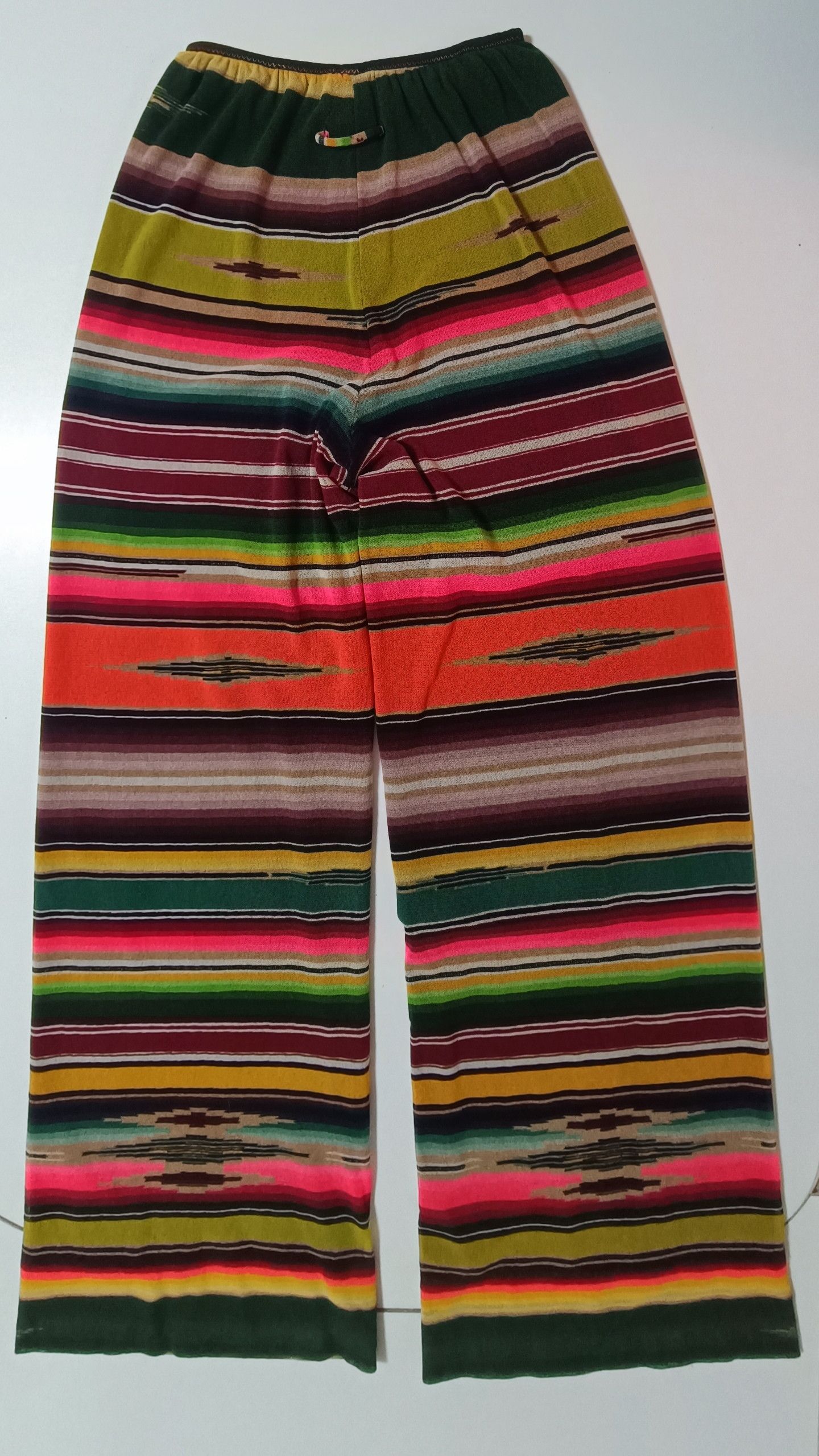 Jean Paul Gaultier SS2005 - Multicolor stripes double layer - mesh nylon Pants Size 25" / US 0 / IT 36 - 9 Thumbnail