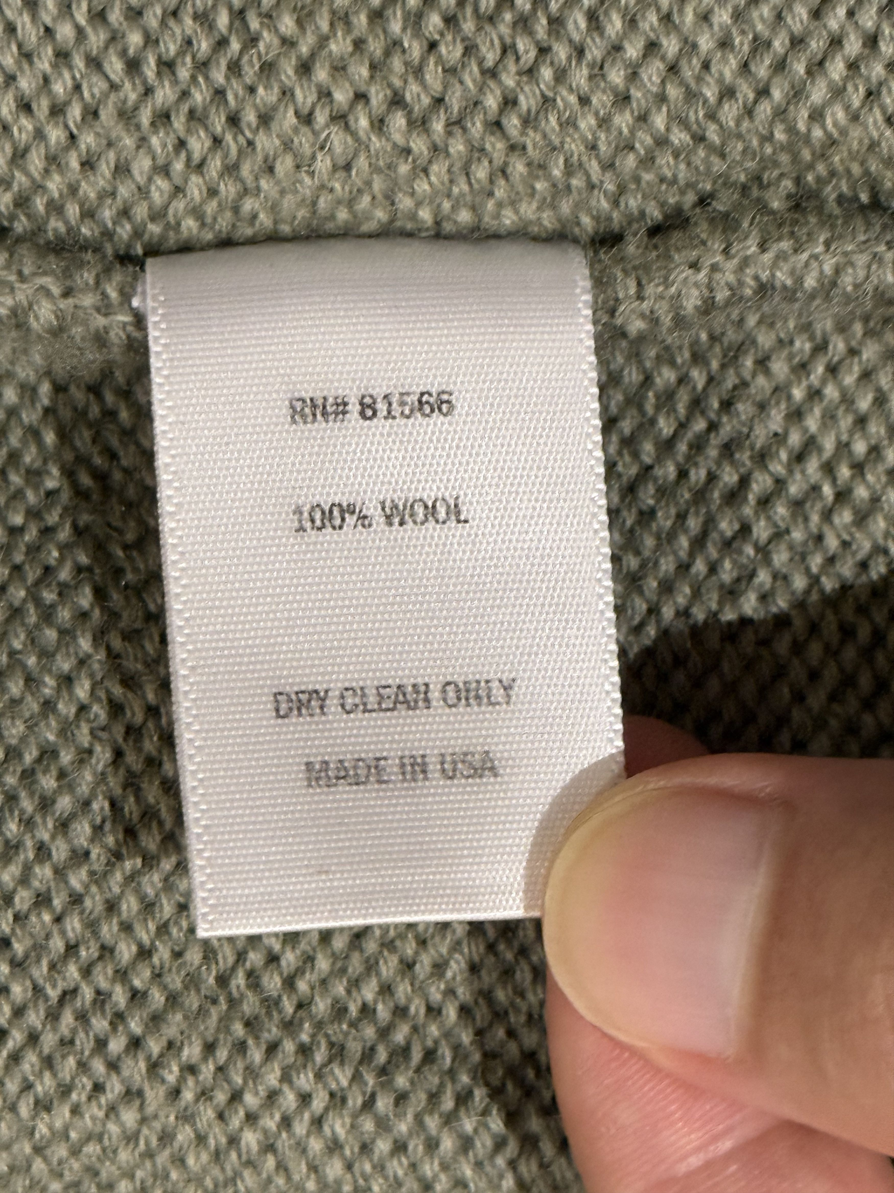 Dehen 1920 💚 Dehen 1920 Submariner Sweater Coat Sage Large NEW Size US L / EU 52-54 / 3 - 19 Thumbnail