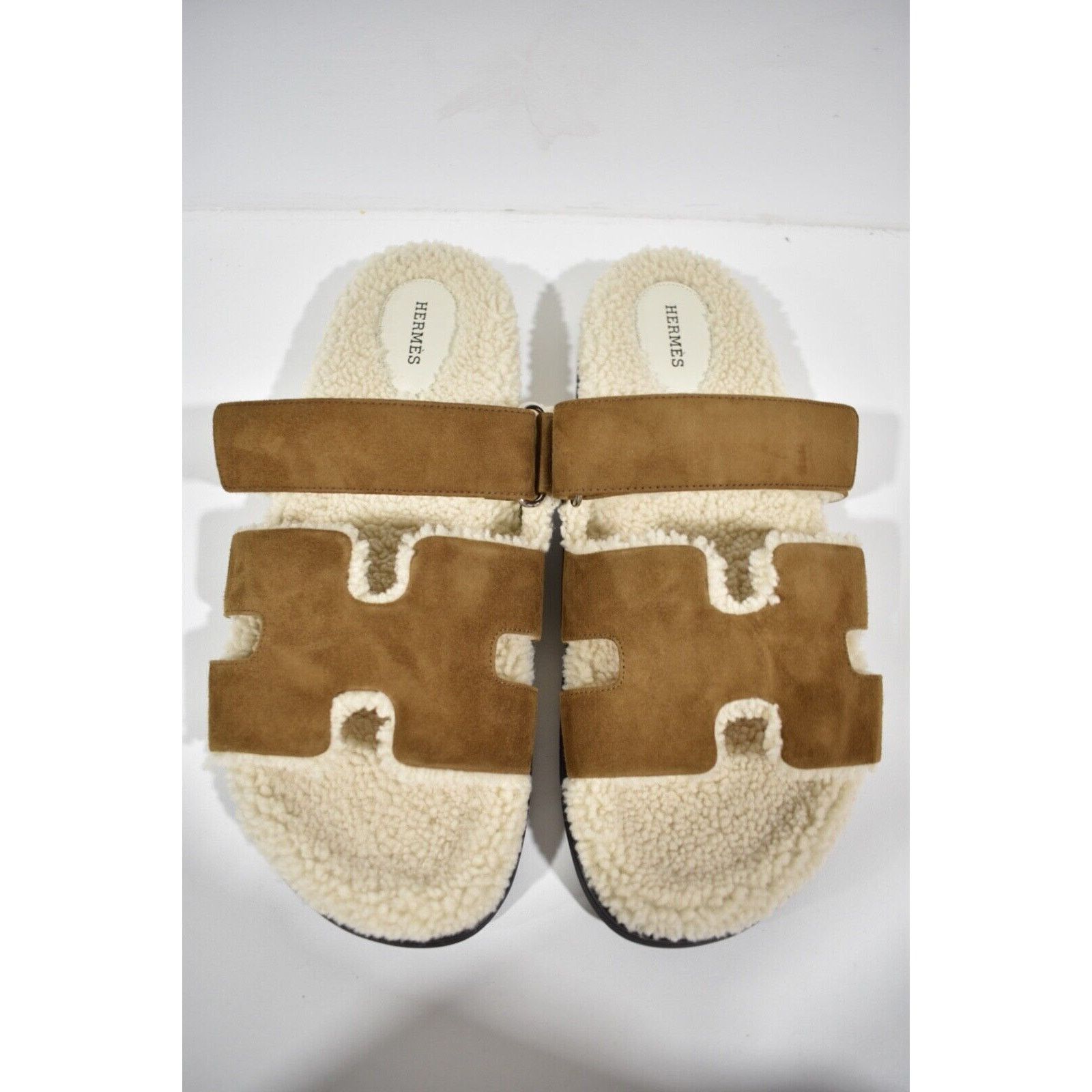 Hermes Hermes Chypre Sandal Mens Suede Fur Slip On Flat 43 10 Size US 10 / EU 43 - 6 Thumbnail