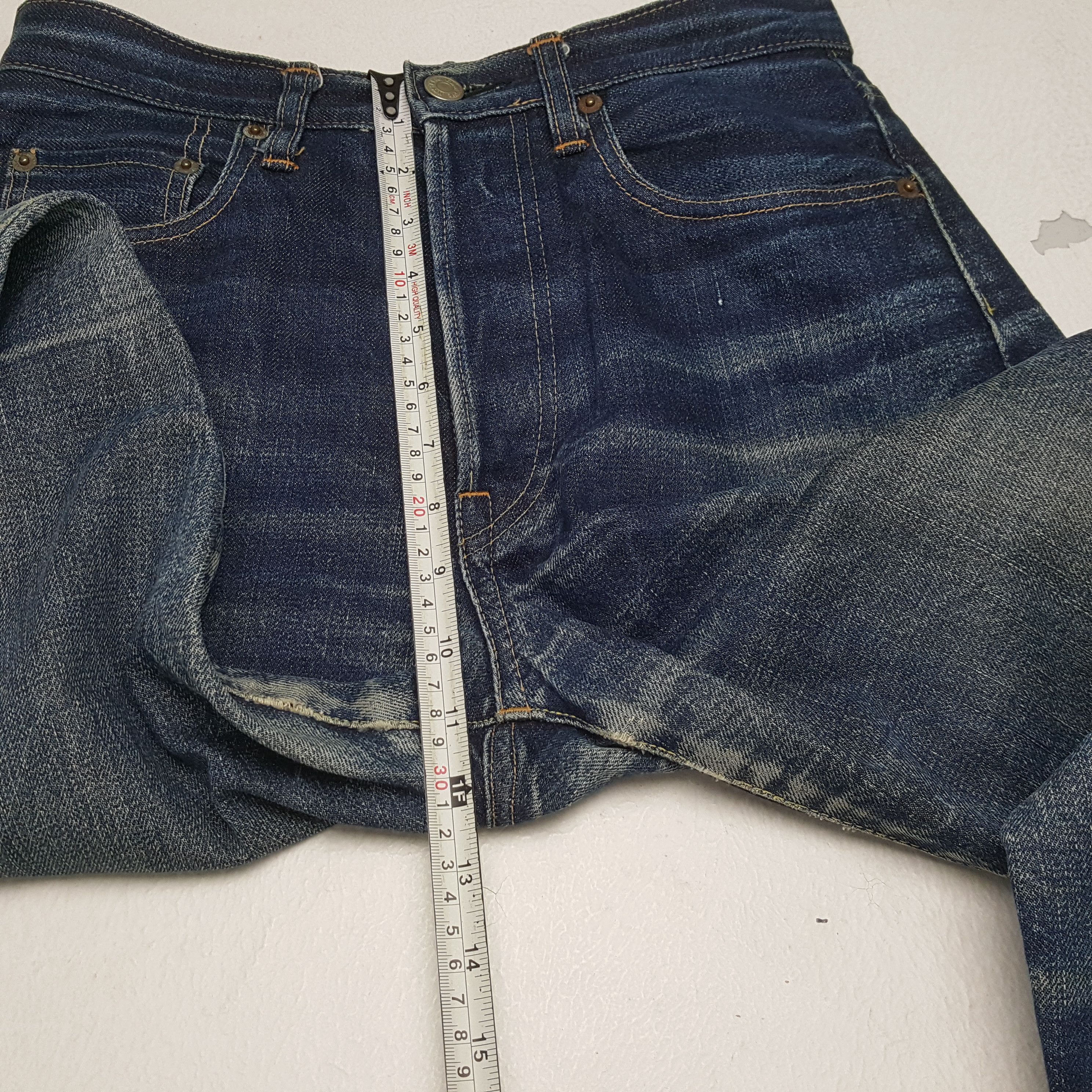 Hysteric Glamour × Japanese Brand × Vintage HYSTERIC GLAMOUR Japanese Brand Custom Art Jeans Size US 27 - 8 Thumbnail