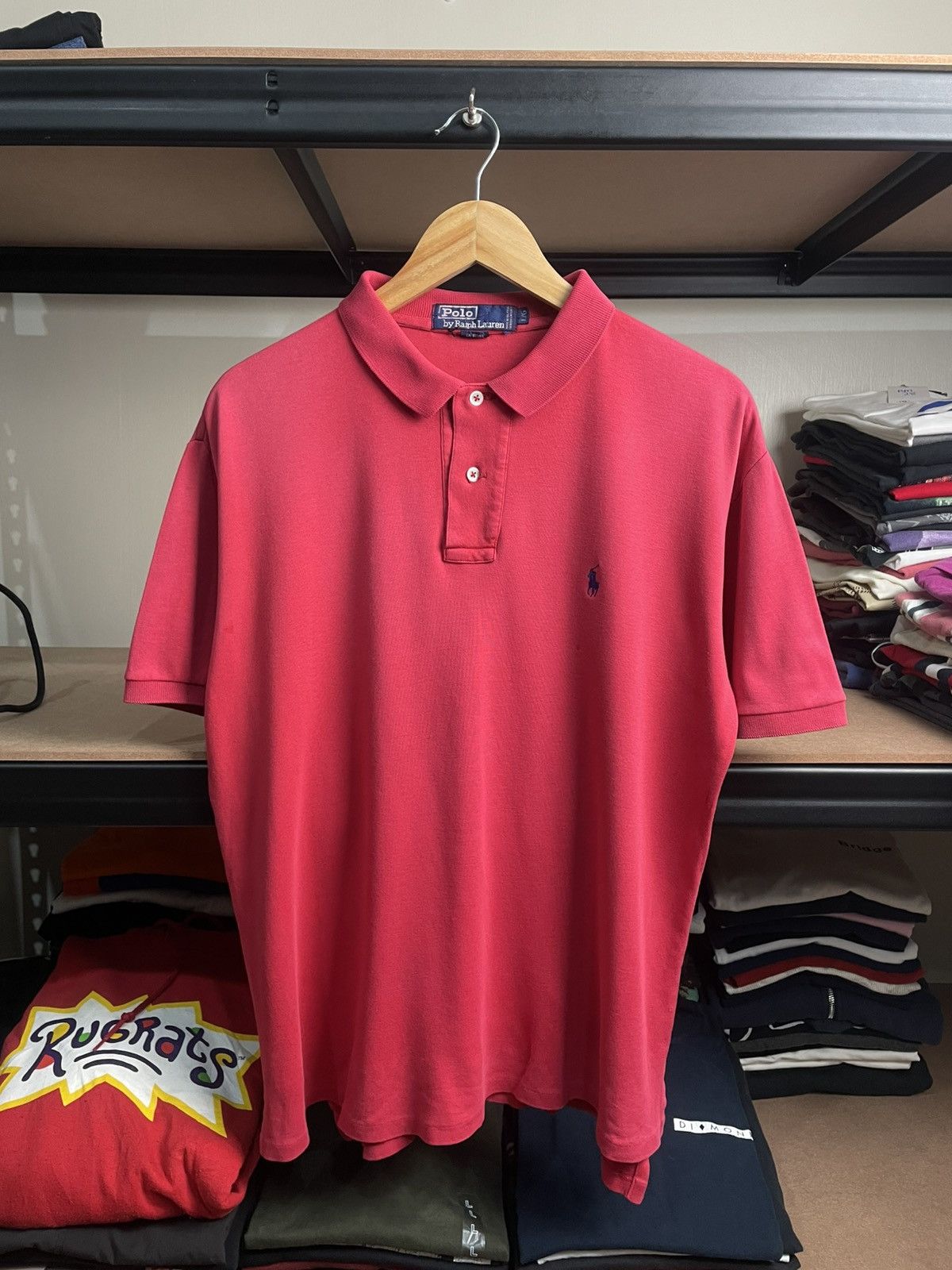 Polo Ralph Lauren Polo Ralph Lauren red short-sleeve polo shirt Size US L / EU 52-54 / 3 - 1 Thumbnail