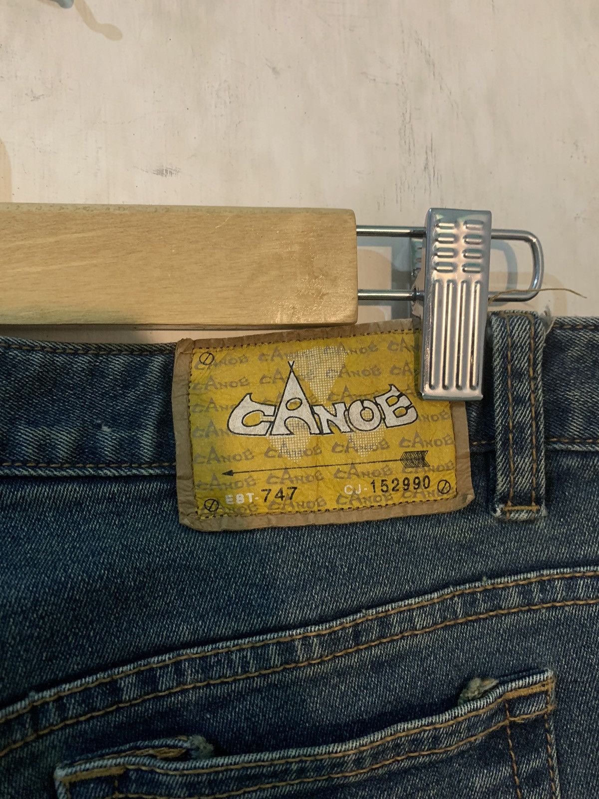 14th Addiction × If Six Was Nine × Tornado Mart Japanese Canoe Jeans Lace Up Flare ifaixwasnine styel Size 29" - 11 Thumbnail