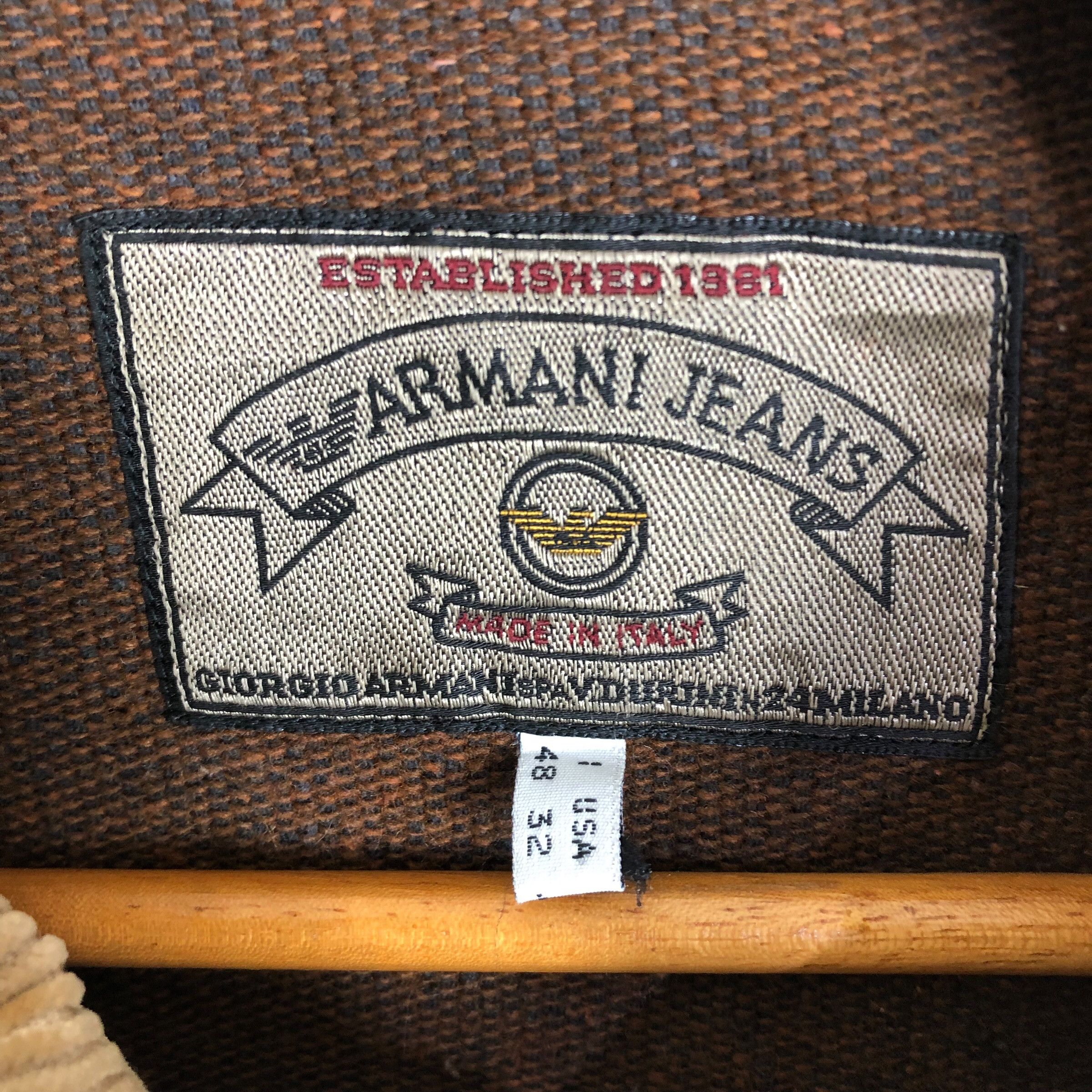 Giorgio Armani Vintage 90s Armani Jeans Chore Jacket Size US L / EU 52-54 / 3 - 8 Thumbnail
