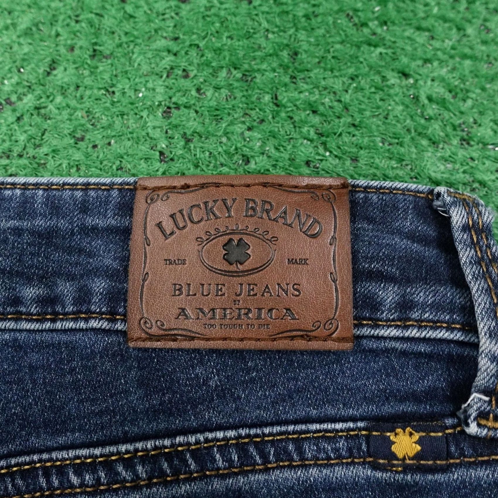 Lucky Brand Lucky Brand Lolita Skinny Jeans Womens 2 Medium Blue Denim 5-Pocket Stretch Zip Belts Logo Embroidered Back Patch Size 26" / US 2 / IT 38 - 6 Thumbnail