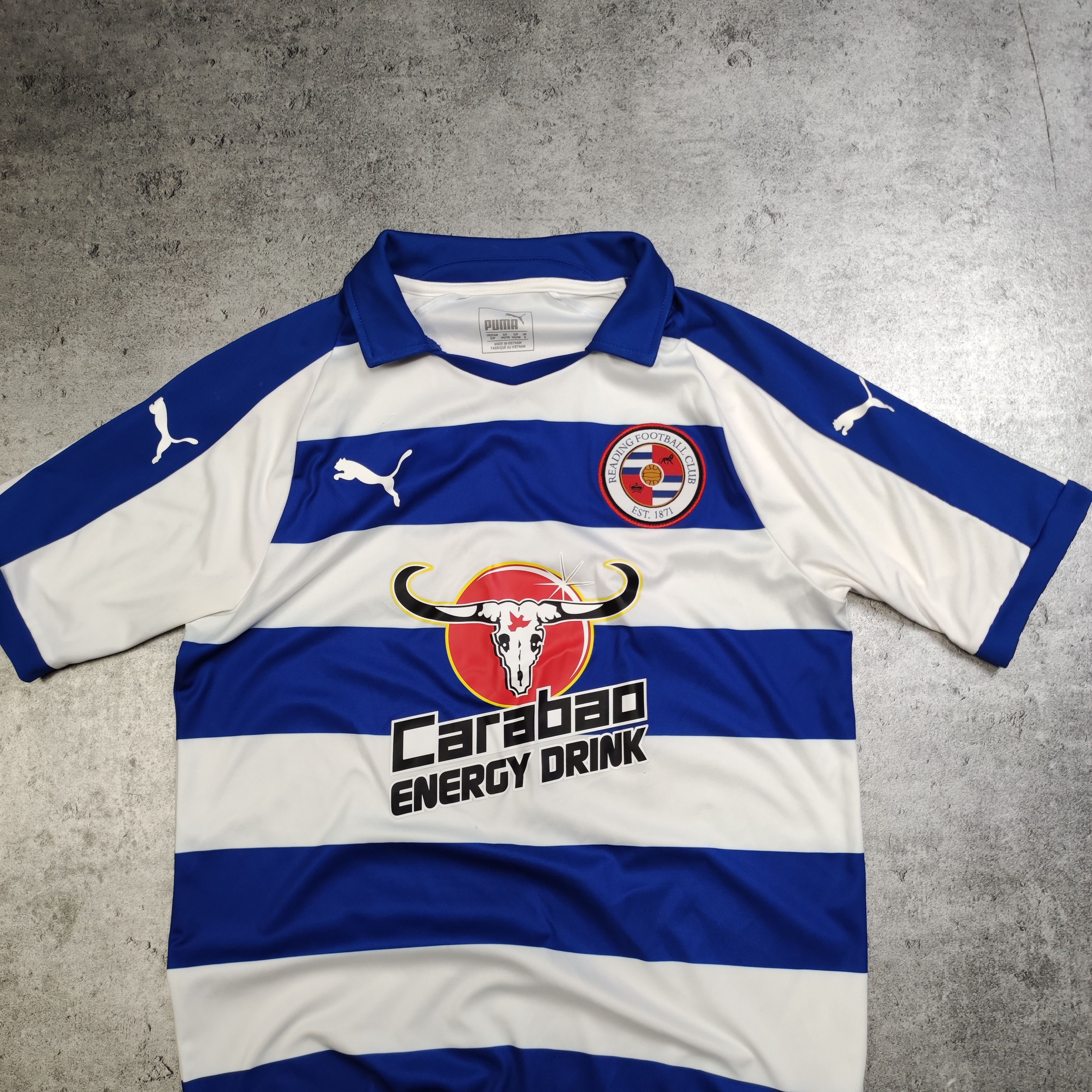 Vintage RARE Reading Football Club Carabao Home Puma Jersey Size US S / EU 44-46 / 1 - 3 Thumbnail