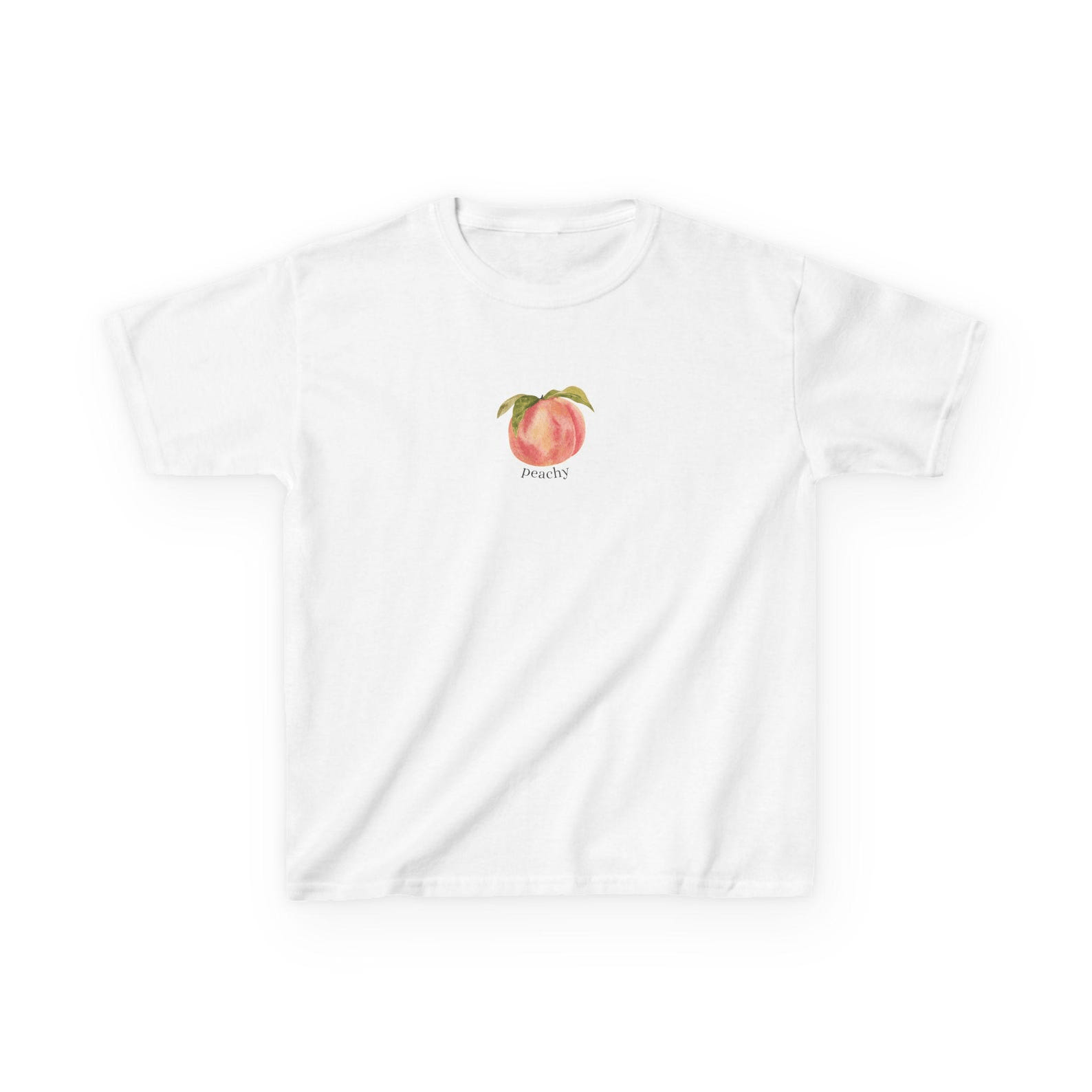 Other Peachy Baby Tee – Vintage Graphic Fruit Aesthetic Size L / US 10 / IT 46 - 2 Thumbnail