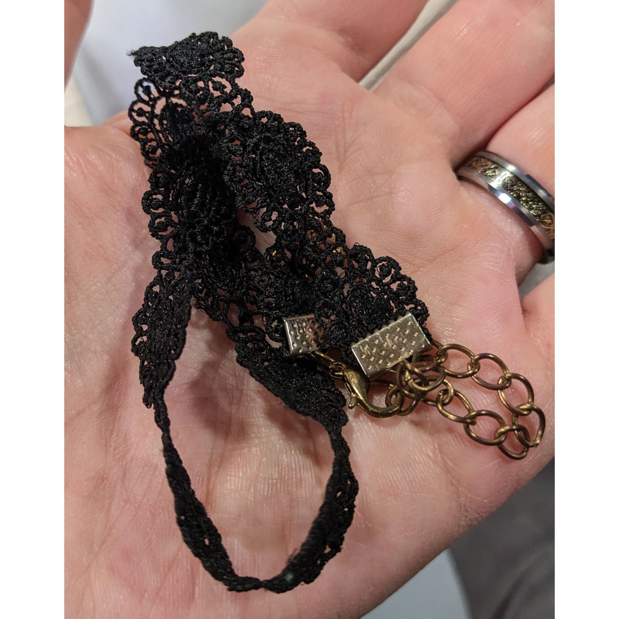 Other Gothic Victorian Style Floral Lace Choker Size ONE SIZE - 6 Thumbnail