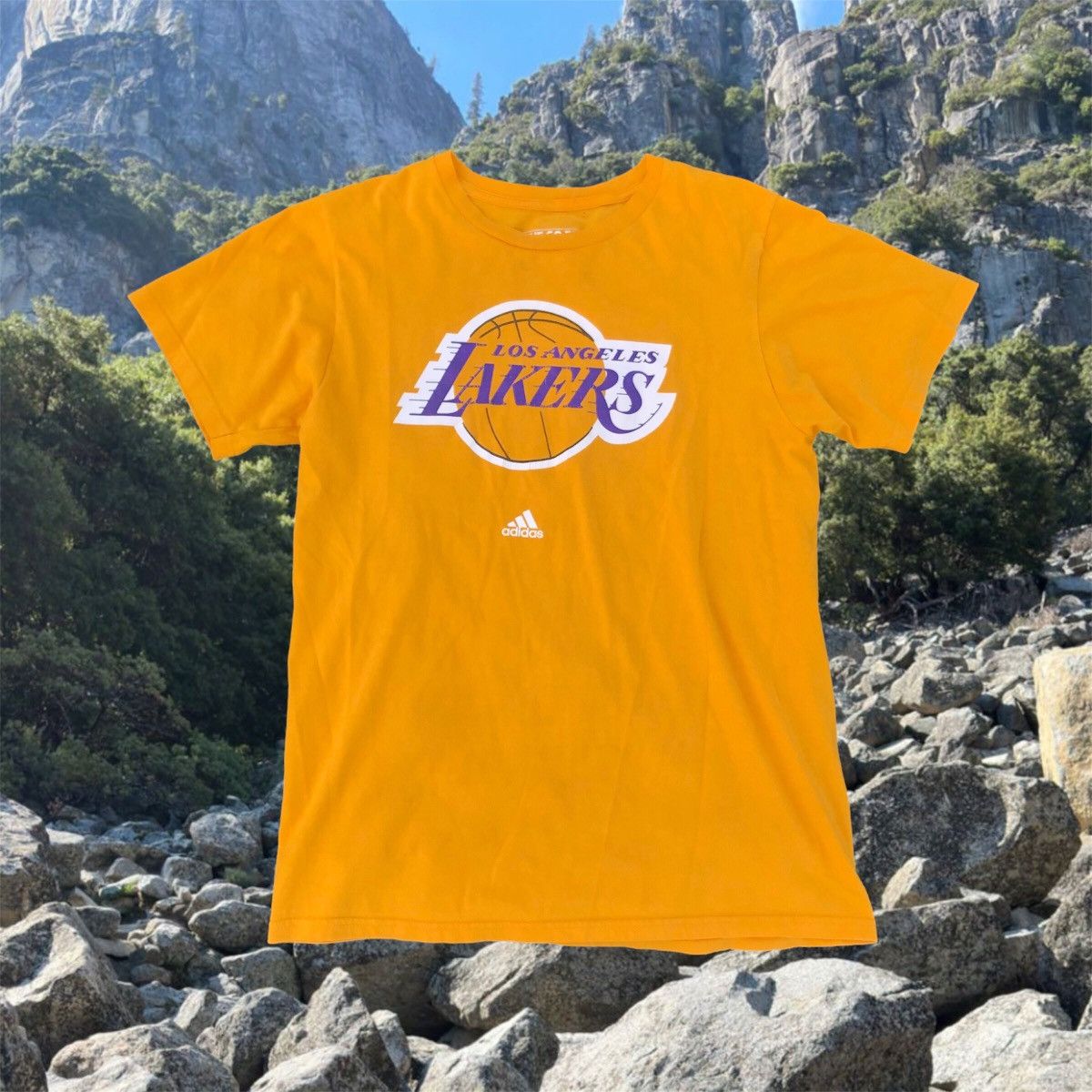 Adidas Los Angeles lakers adidas NBA shirt Size US M / EU 48-50 / 2 - 1 Thumbnail