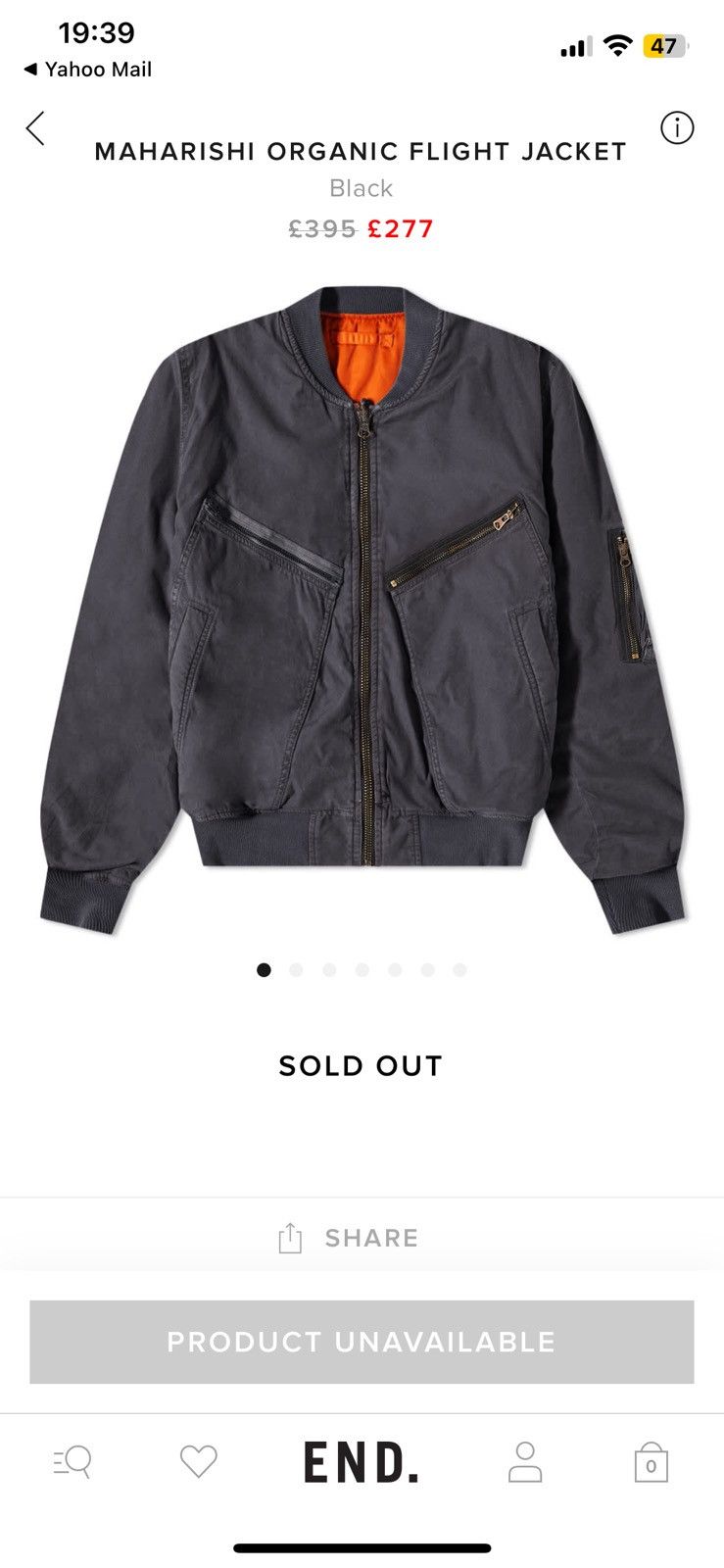 Maharishi Maharishi Organic Flight/Bomber Jacket Size US S / EU 44-46 / 1 - 1 Thumbnail