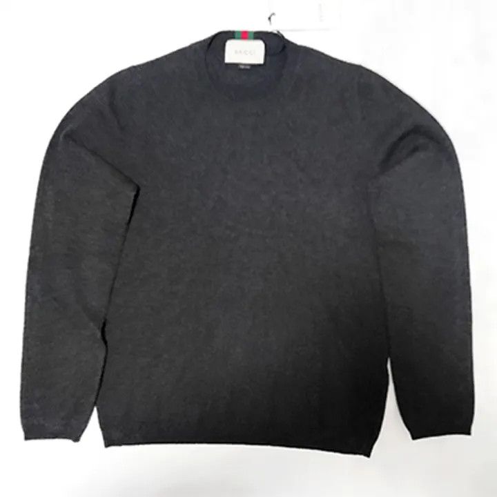 Gucci Gucci Stylish Round Neck Gray Sweater Size US XL / EU 56 / 4 - 1 Thumbnail
