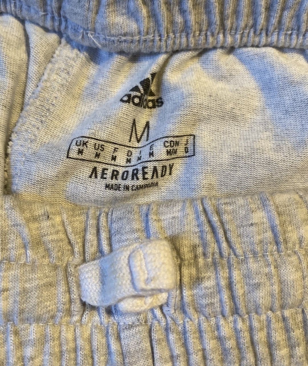 Adidas Adidas, Gray & Ombre, AeroReady, Cotton Athletic Shorts Size 28" / US 6 / IT 42 - 7 Thumbnail