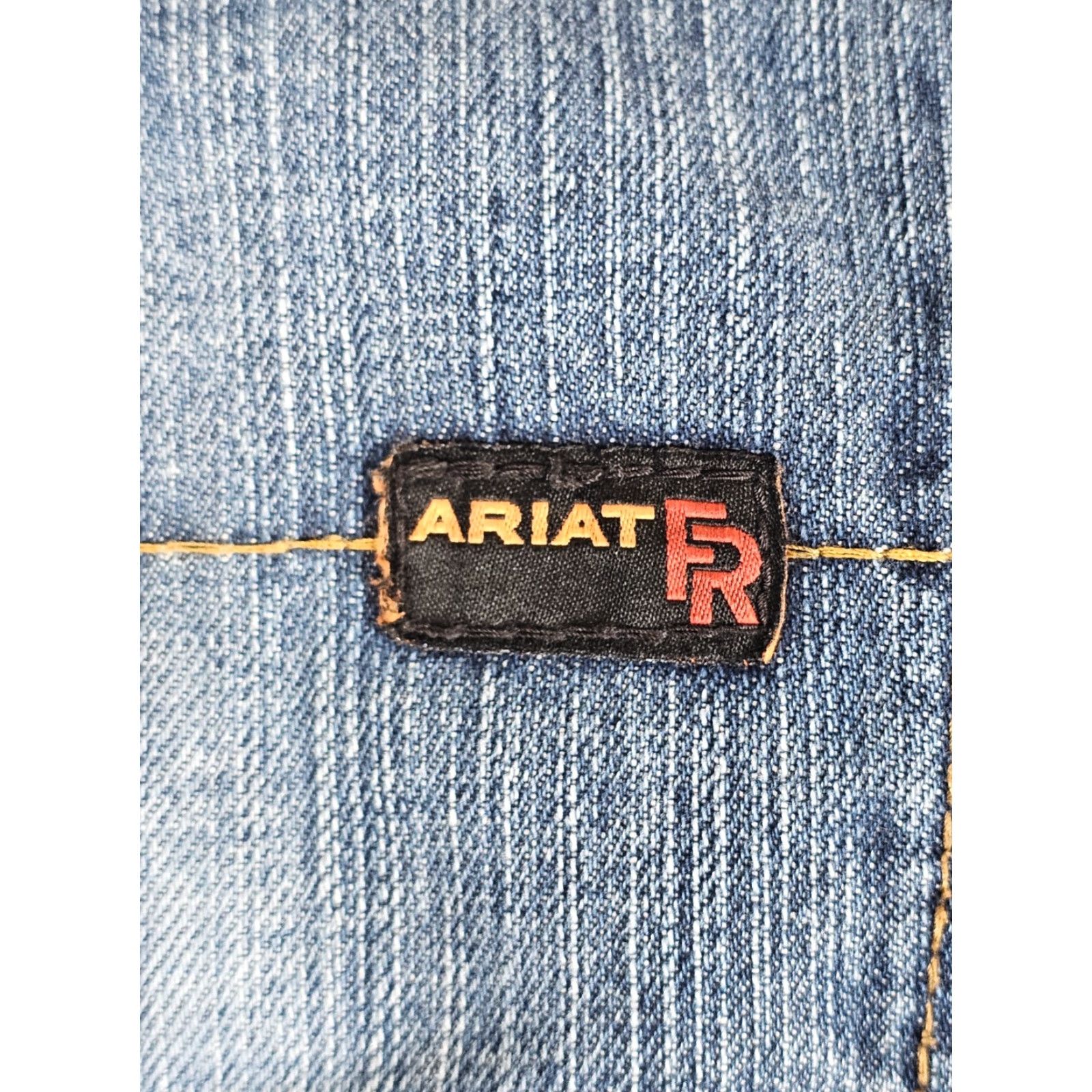 Ariat Ariat FR Fire Resistant M3 Loose Straight Blue Jeans Mens Sz 42x32 CAT2 Workwear Size US 44 / EU 60 - 3 Thumbnail