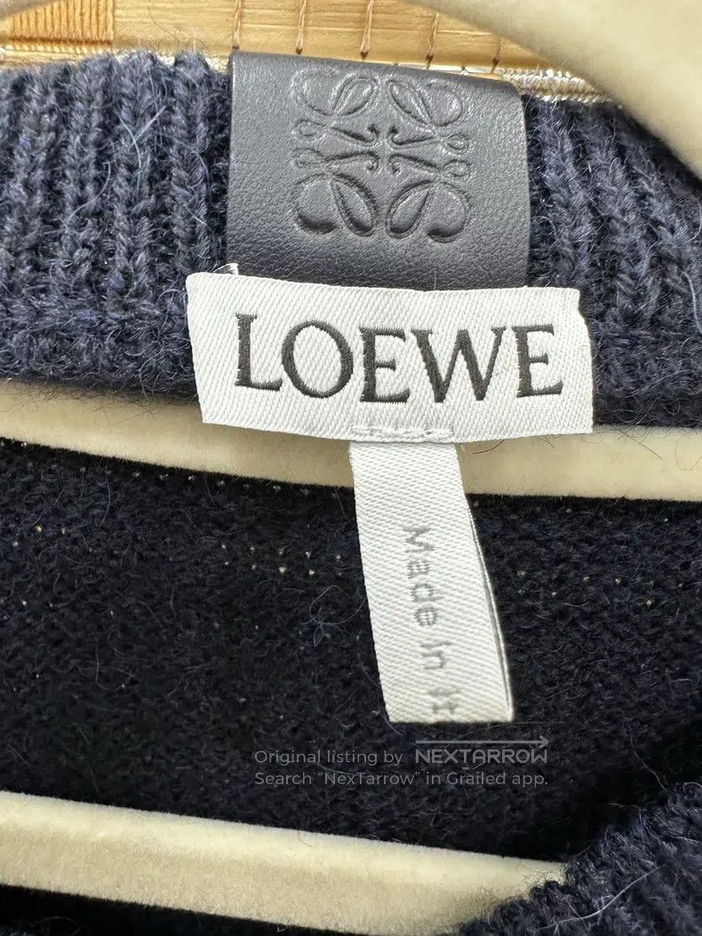 Loewe Loewe Long-sleeve black wool sweater Size US M / EU 48-50 / 2 - 3 Thumbnail