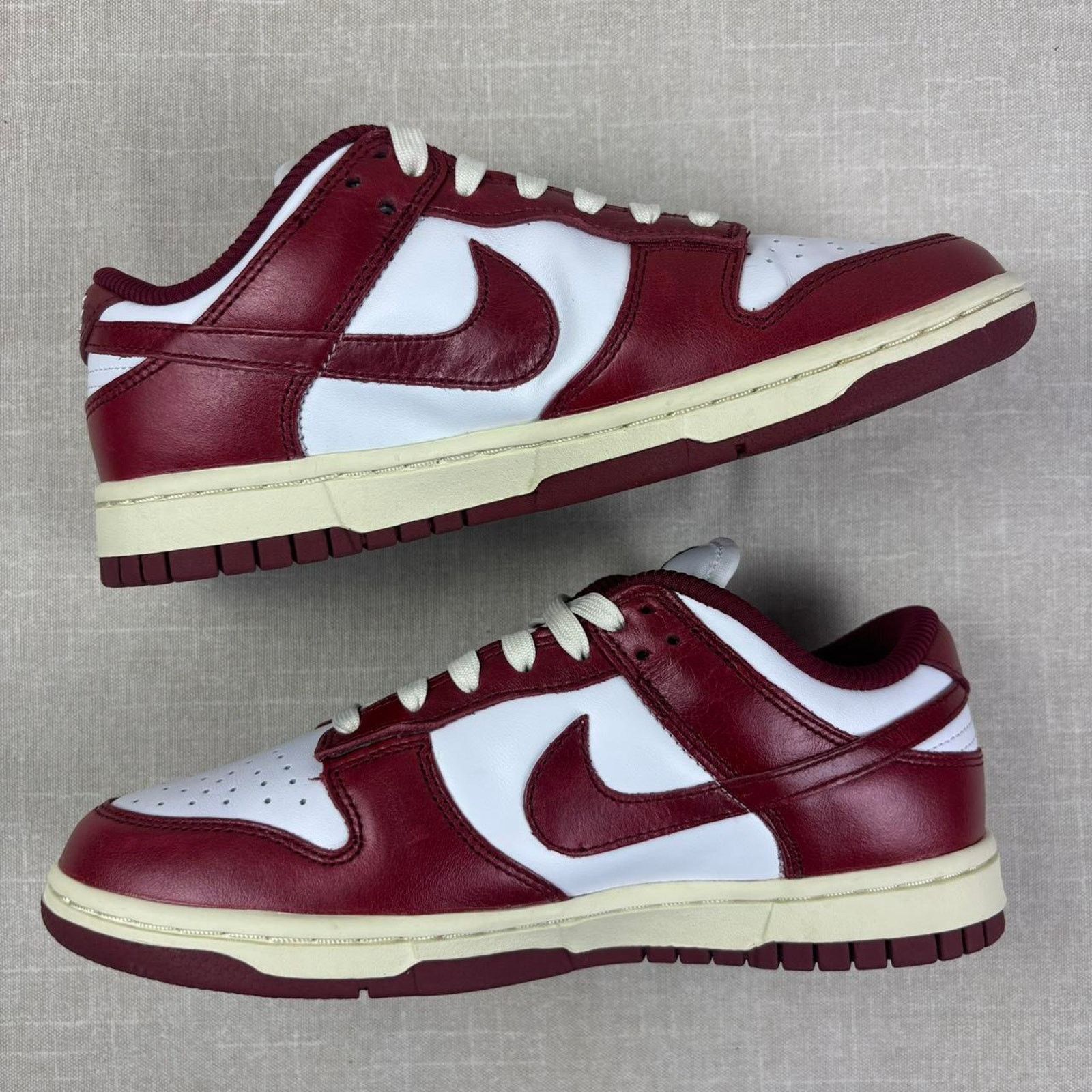 Nike 💋 2023 Nike Dunk Low “Vintage Team Red” 7W Size US 7 / IT 37 - 4 Thumbnail