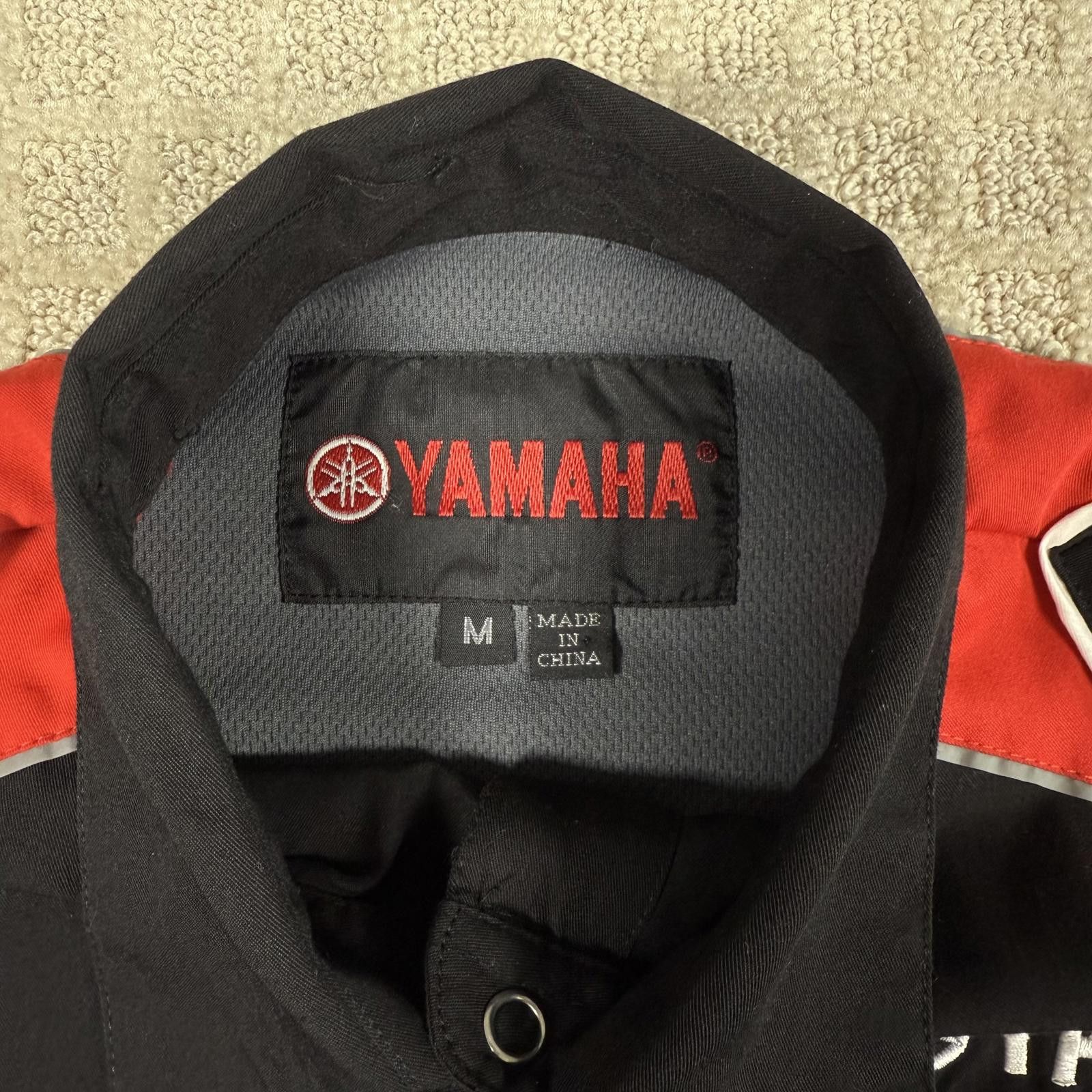 Yamaha Yamaha Racing Button Up Shirt Womens Medium Black Red Size M / US 6-8 / IT 42-44 - 5 Thumbnail