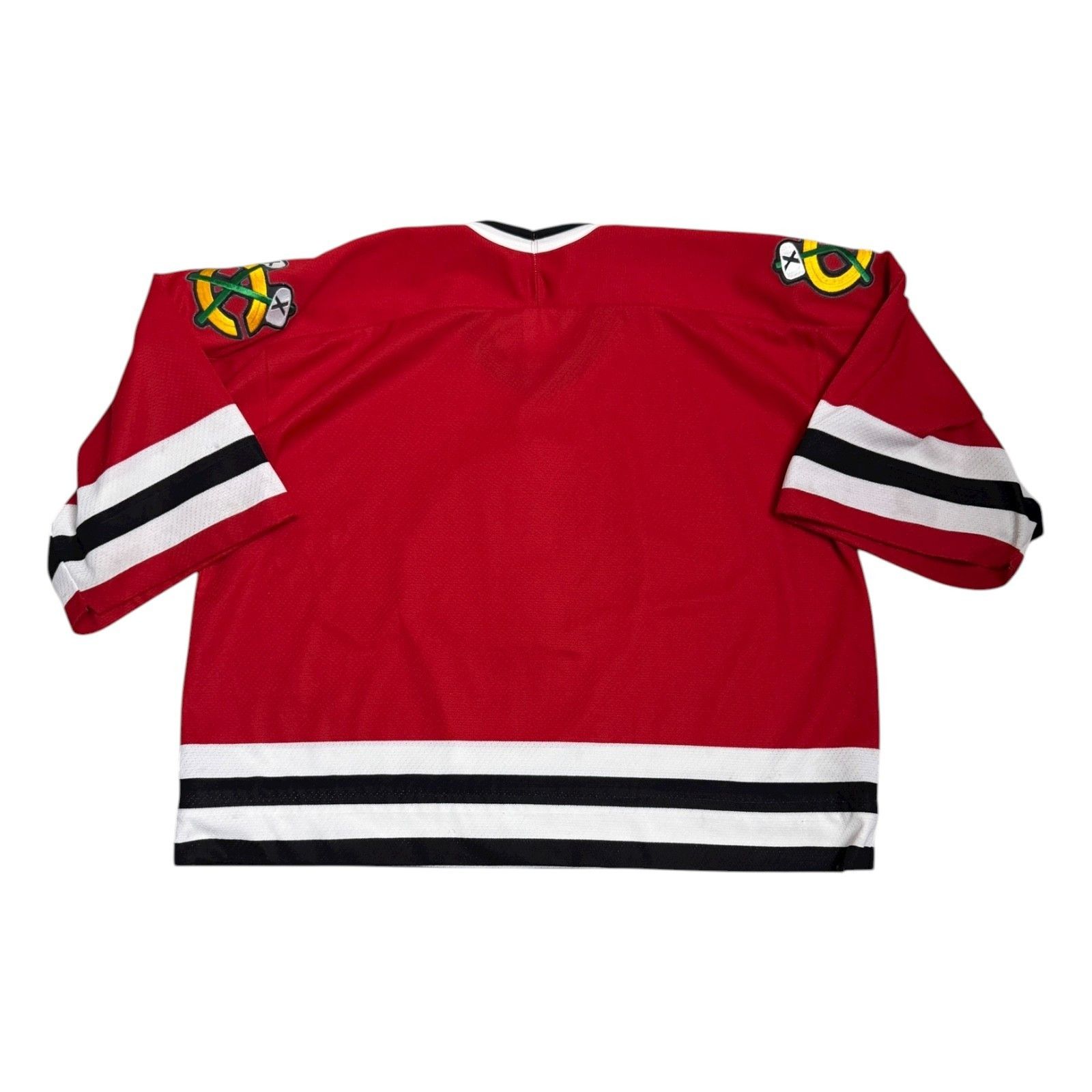 NHL CHICAGO BLACKHAWKS Short Sleeve CROPPED Vintage Jersey XL Size XL / US 12-14 / IT 48-50 - 3 Thumbnail