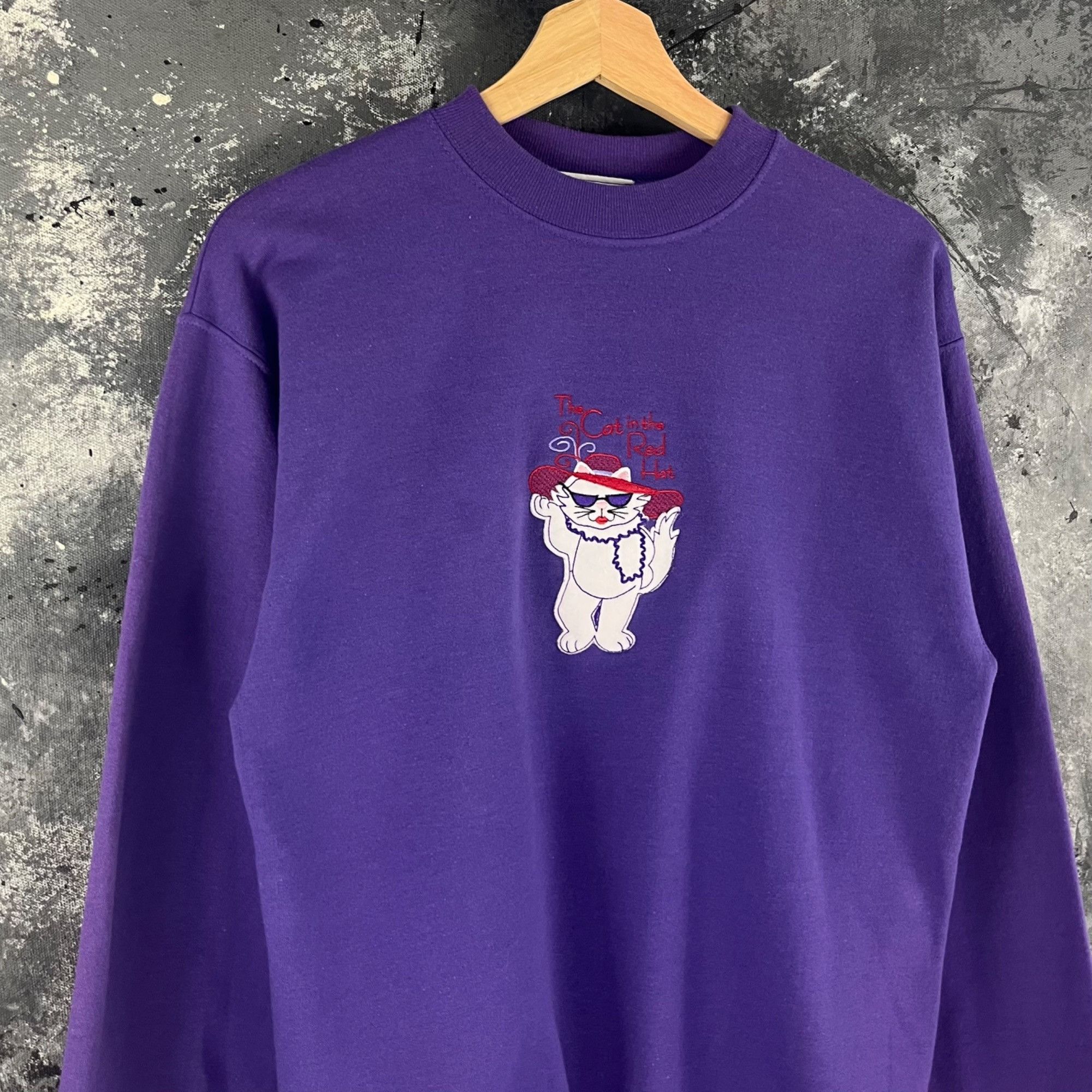 Vintage Vintage 90’s Cat Demure sweatshirt Size US S / EU 44-46 / 1 - 2 Thumbnail