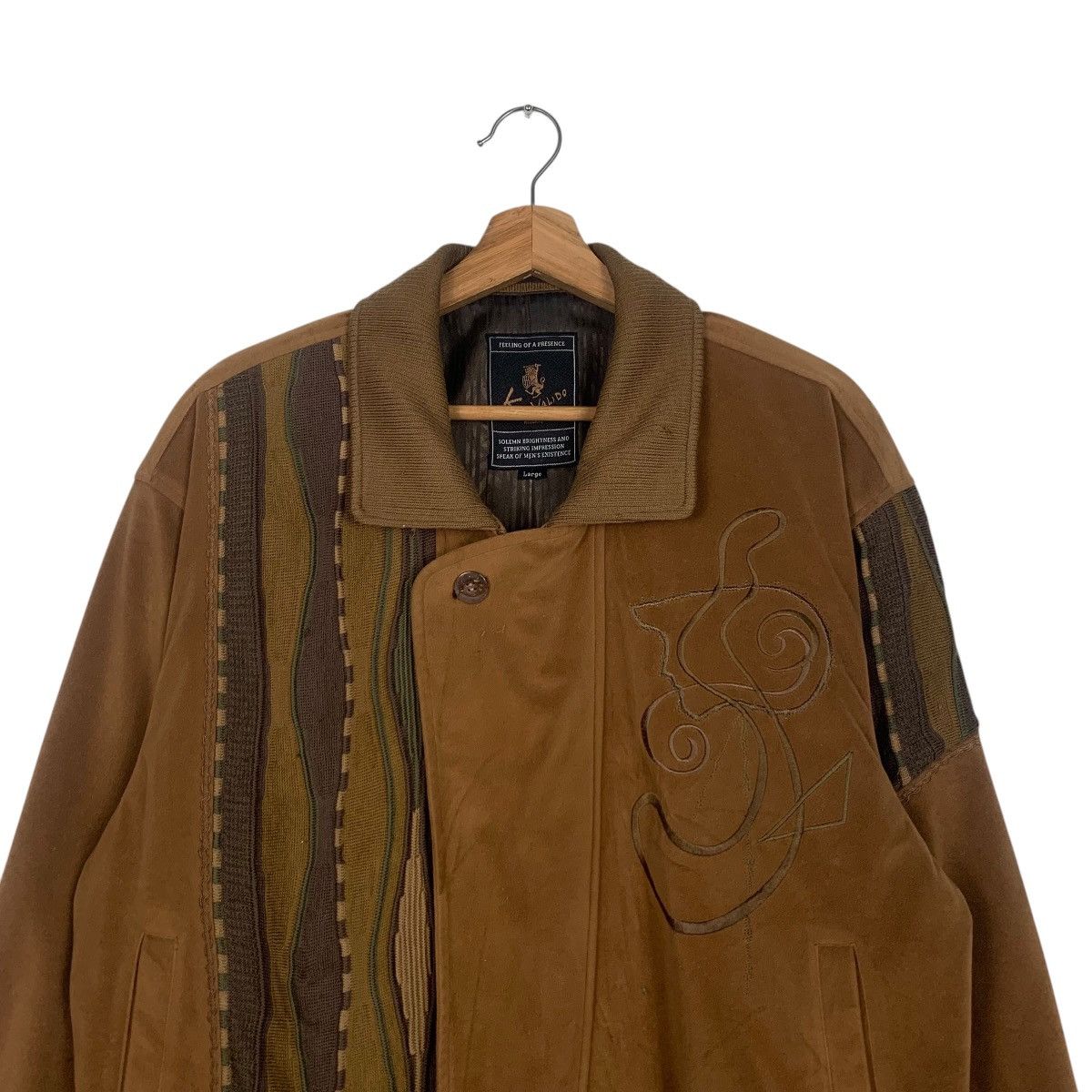 Japanese Brand KEN VALIDO Nice Design Casual Bomber Jacket #1795-C15 Size US L / EU 52-54 / 3 - 2 Thumbnail