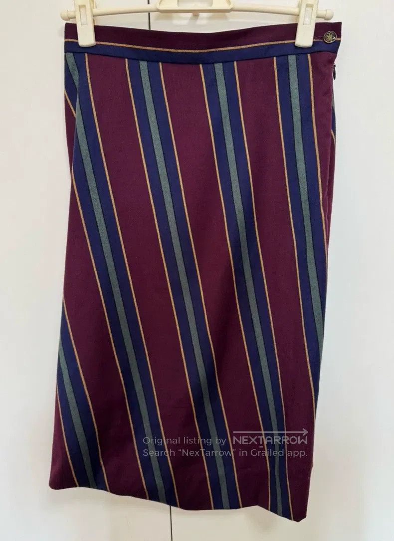 Vivienne Westwood Vivienne Westwood Striped Skirt, Asymmetrical Skirt Size 26" / US 2 / IT 38 - 5 Thumbnail