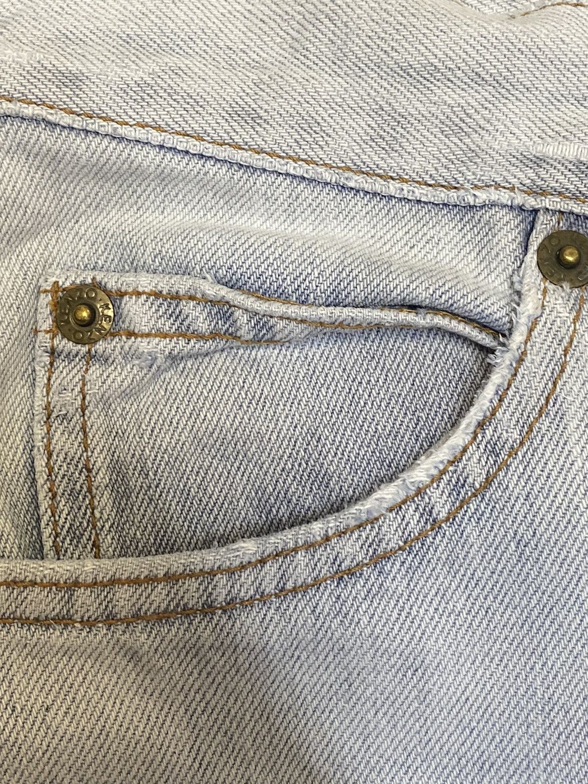 Kenzo Vintage Japanese Brands Faded Wash Frayed Loose Jeans Size US 28 / EU 44 - 7 Thumbnail