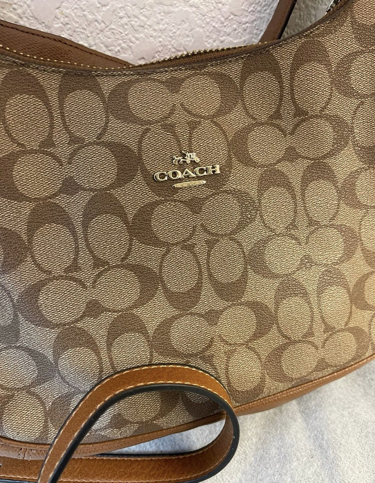 Coach COACH HARLEY EAST/WEST HOBO IN SIGNATURE shoulder bag Size ONE SIZE - 3 Thumbnail