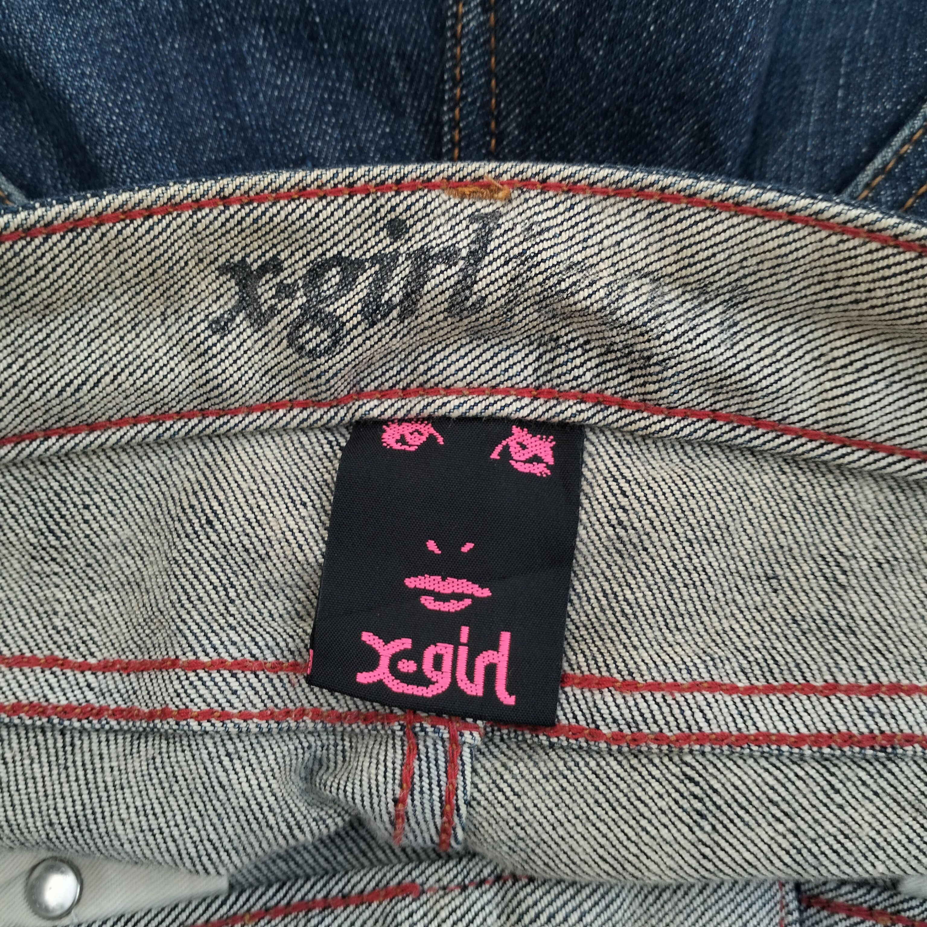 Japanese Brand × X-Girl Xgirl Skinny Jeans Stretch Love Pockets Size 26" / US 2 / IT 38 - 5 Thumbnail