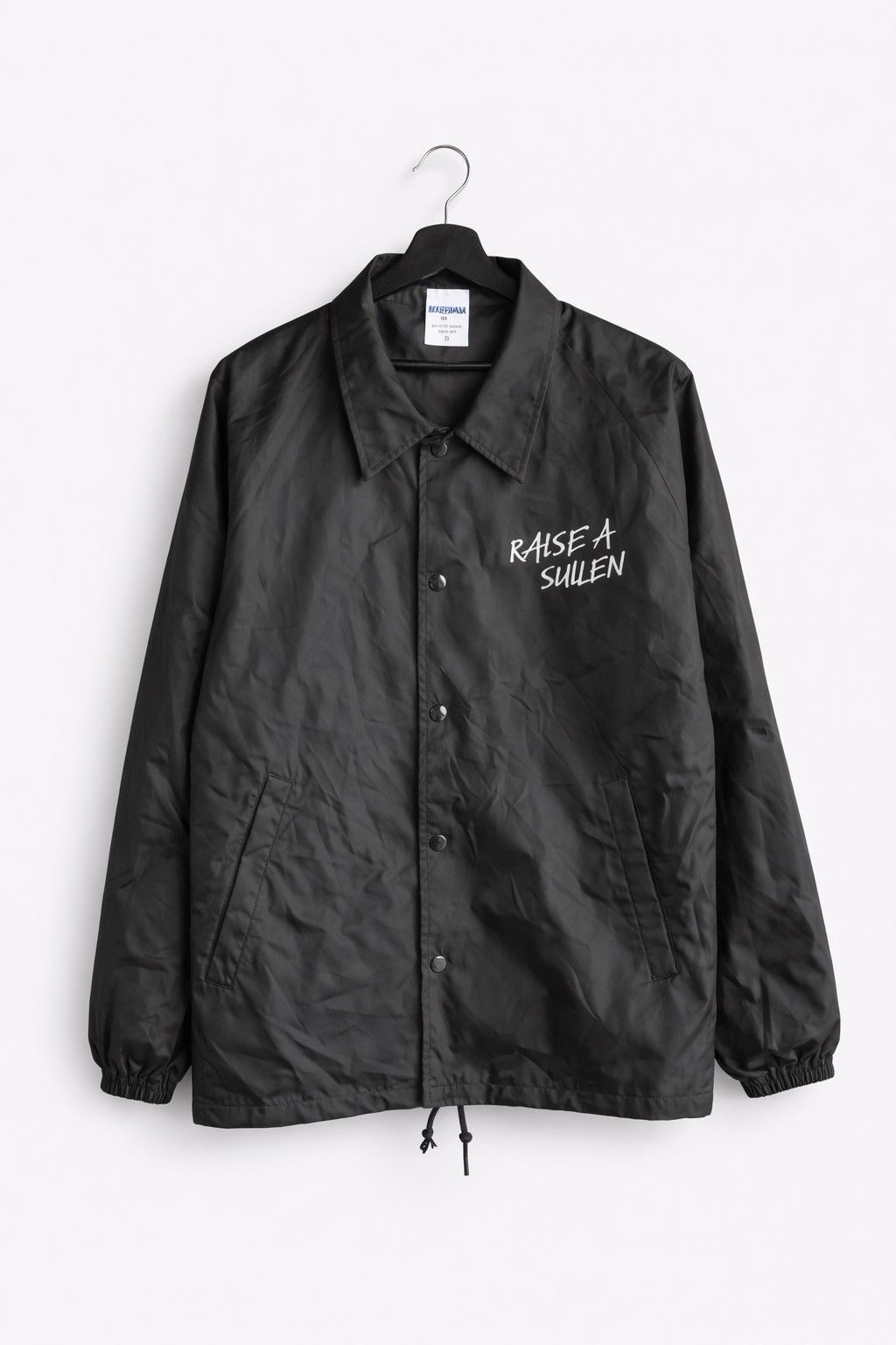 Japanese Brand Raise A Sullen Graphic Coach Jacket Black Streetwear Jacket Size US S / EU 44-46 / 1 - 2 Thumbnail