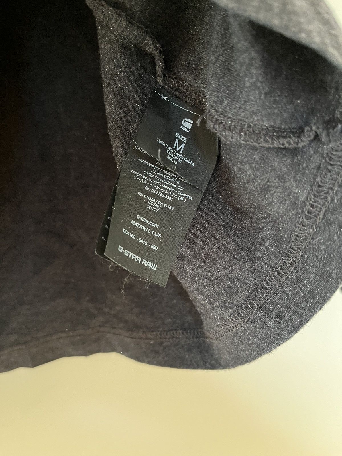G-Star G star raw longsleeve center logo Size US M / EU 48-50 / 2 - 5 Thumbnail