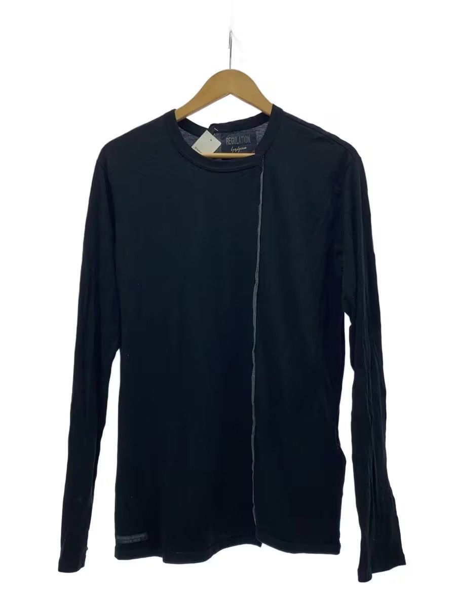 Yohji Yamamoto Reconstructed Contrast Seam Long Sleeve Tee Size US L / EU 52-54 / 3 - 1 Thumbnail