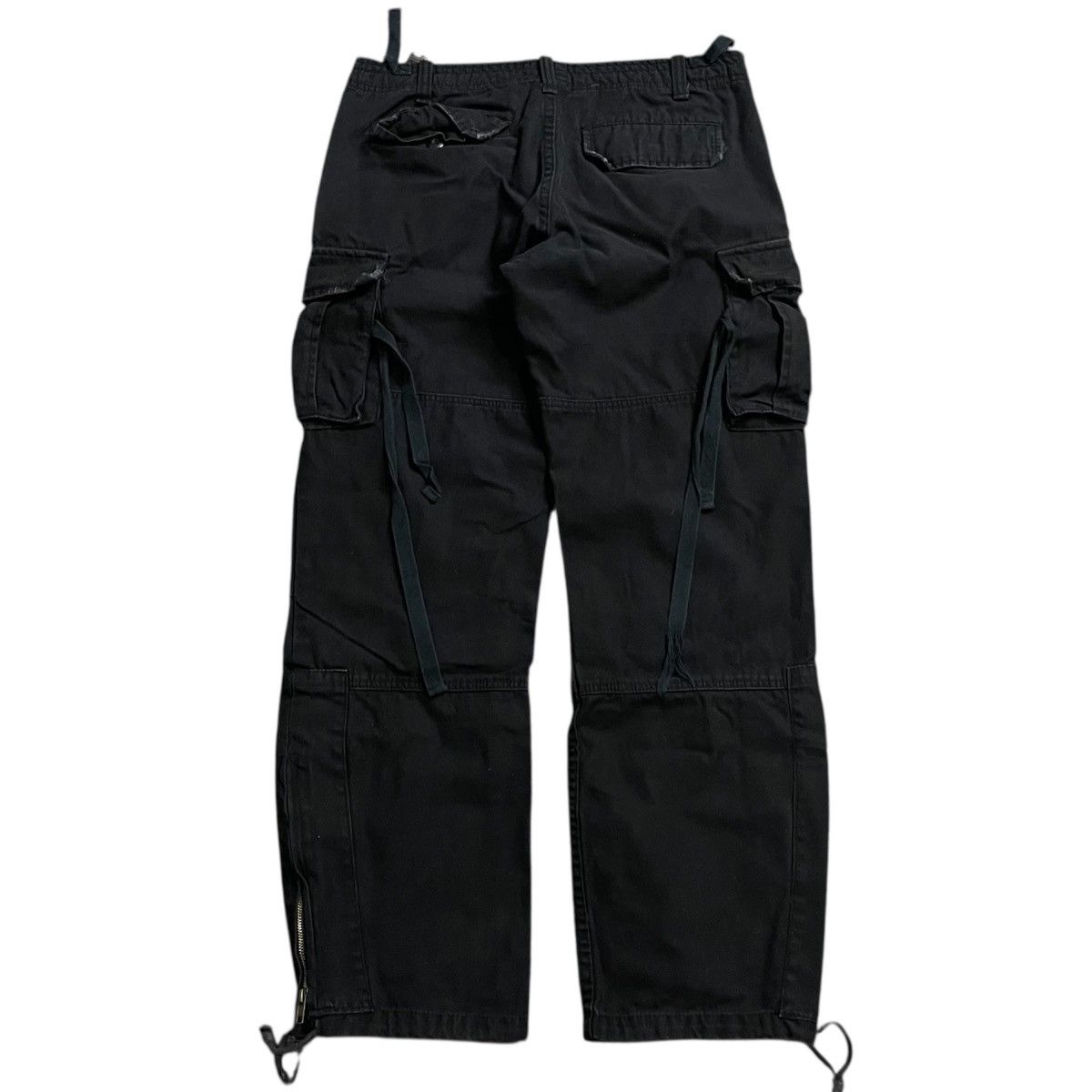 Isamu Katayama Backlash Jungle Storm Black Cargo Pants Size US 31 - 2 Thumbnail