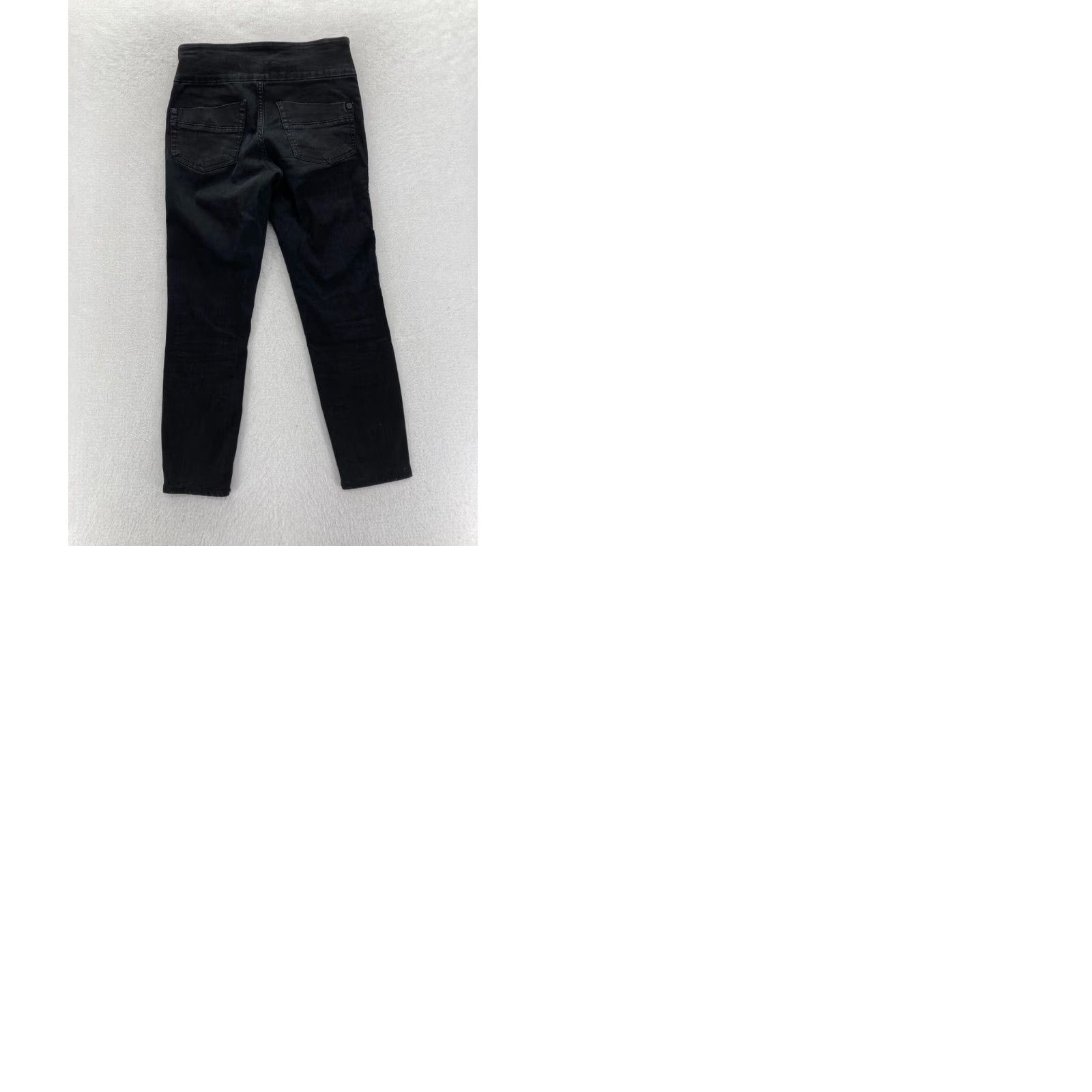 Vintage Rock & Republic Denim Rx Fever Pull On Crop Jeans Women's Black 2 Stretch Denim Slim Crop Jeans Womens 26in inseam 24in Size 26" / US 2 / IT 38 - 9 Thumbnail