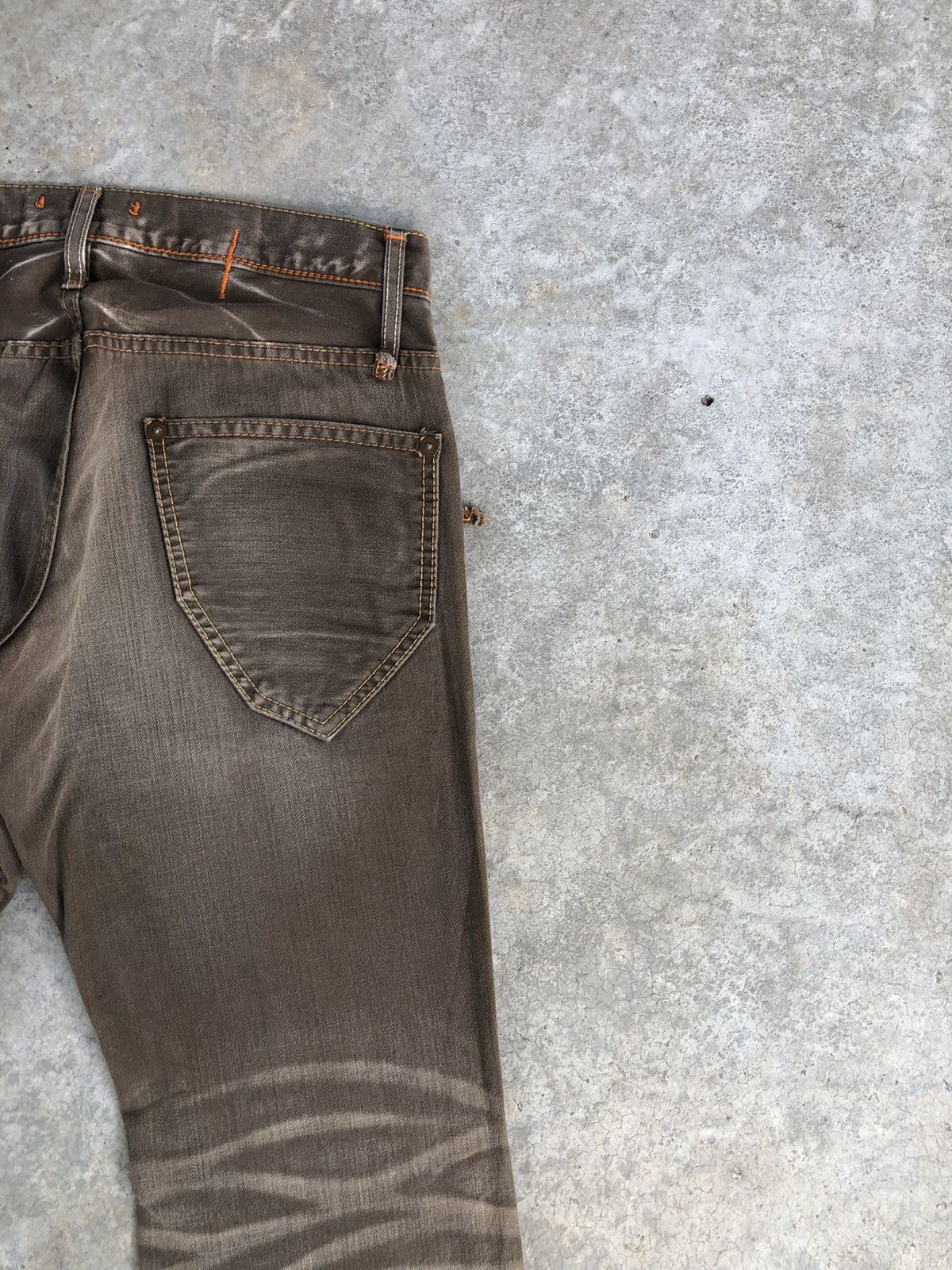 Japanese Brand Y2K BW Flare Jeans Distressed Jeans Size US 30 / EU 46 - 10 Thumbnail
