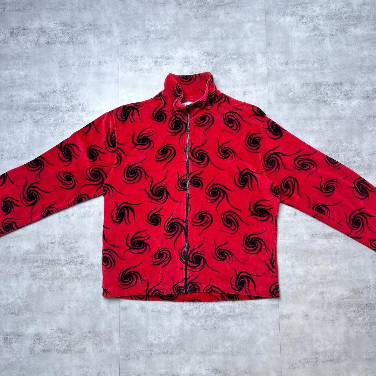 Lavenham Y2K Lavon Red Spiral Grunge 00s Jacket Size M / US 6-8 / IT 42-44 - 3 Thumbnail