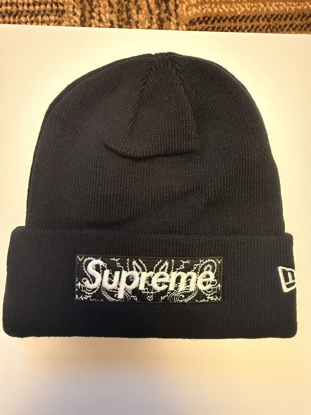 Supreme Bandana Box Logo Beanie | Grailed