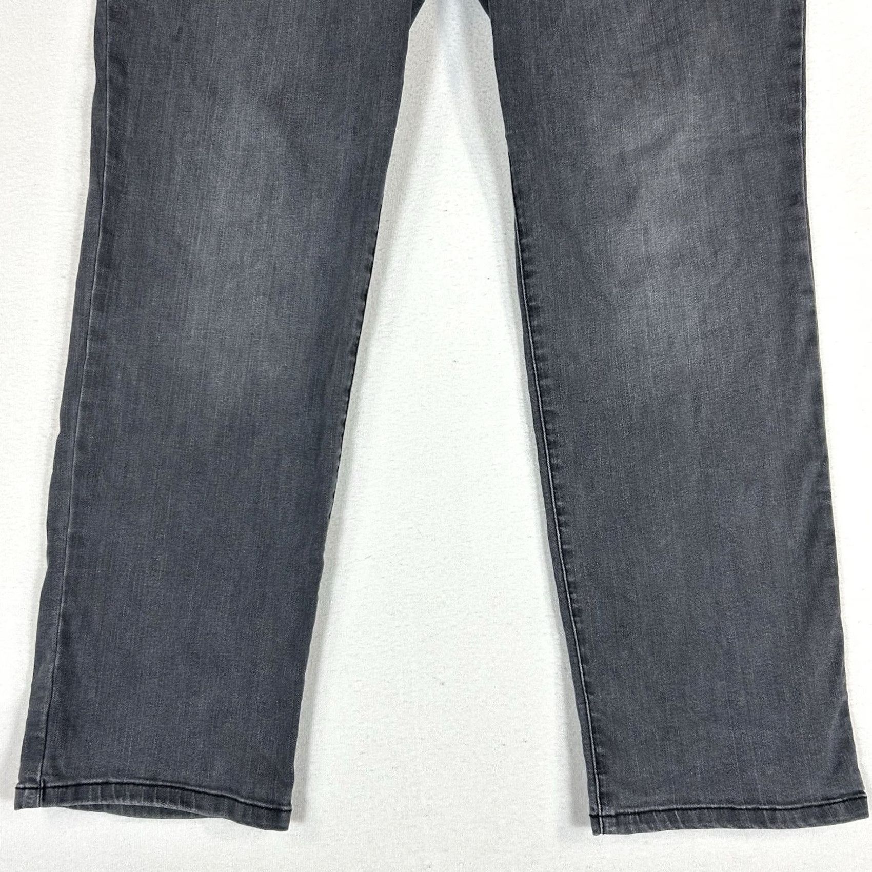 Lee Lee Chino Pants Women's 18W Gray Mid Rise Straight Leg Regular Fit 30in Inseam Size 40" / US 18 - 4 Thumbnail