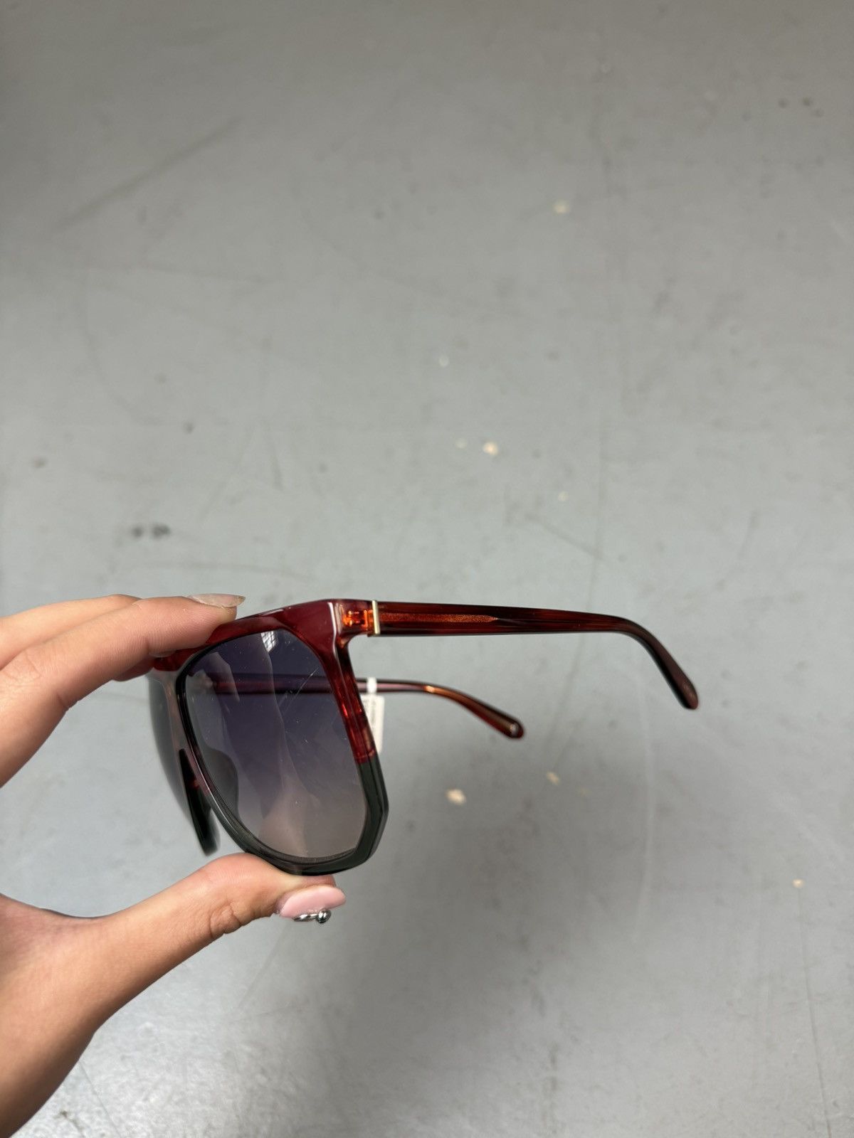 Loewe Loewe Big Glasses Red Sunglasses Size ONE SIZE - 2 Thumbnail
