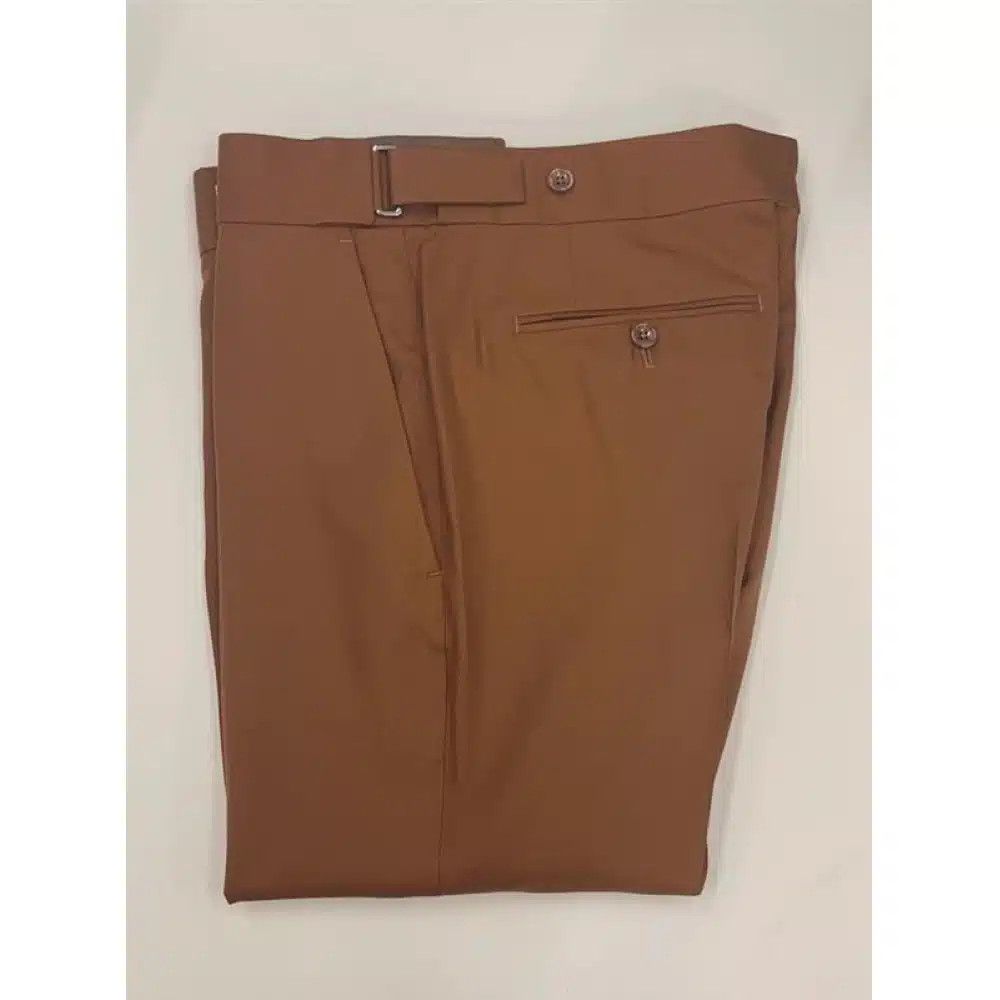 o1sndg0825 61004N Silk Pant in Brown