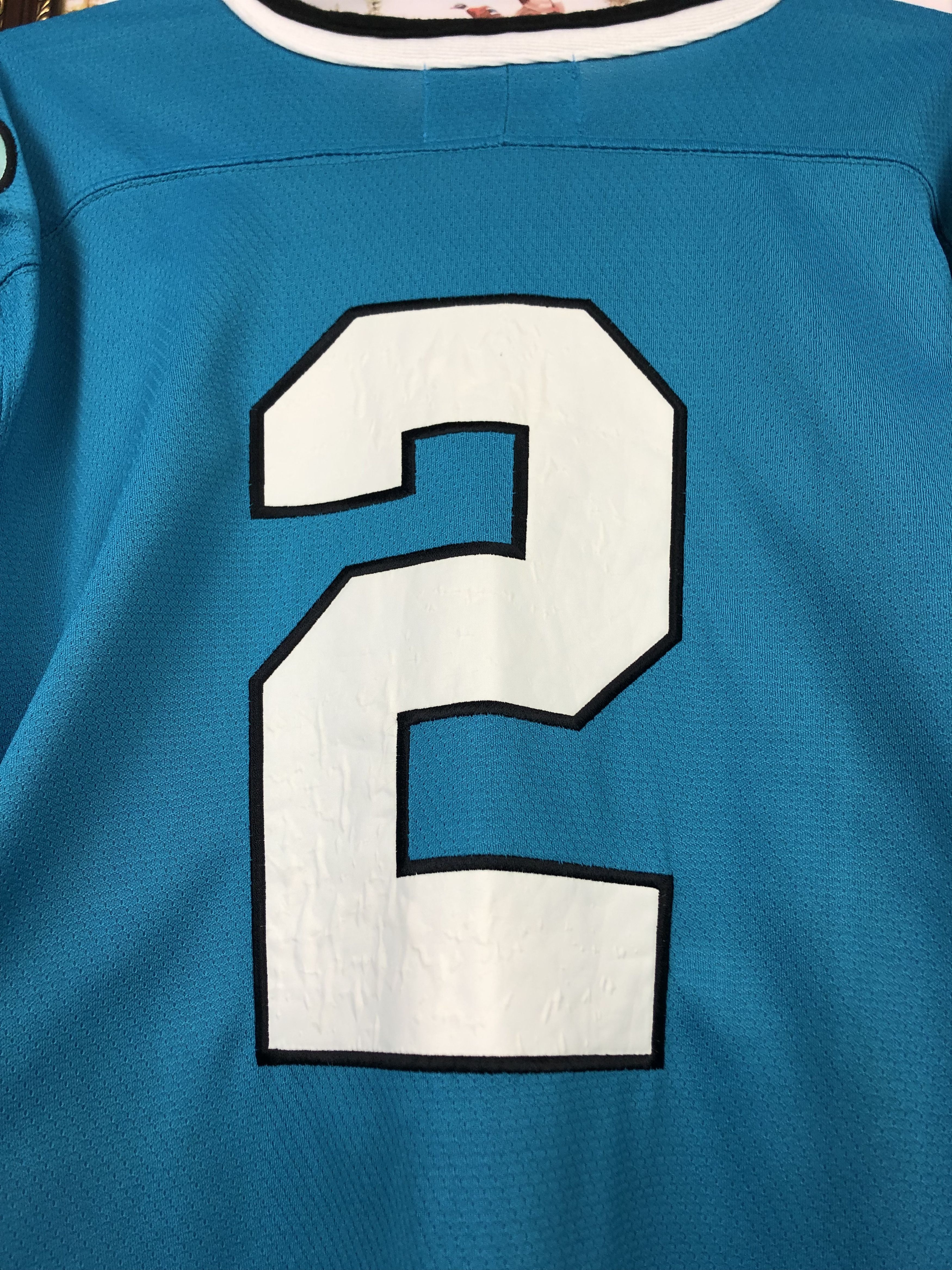 Vintage 90's Starter San Jose Sharks Hockey Jersey #2 Shirt