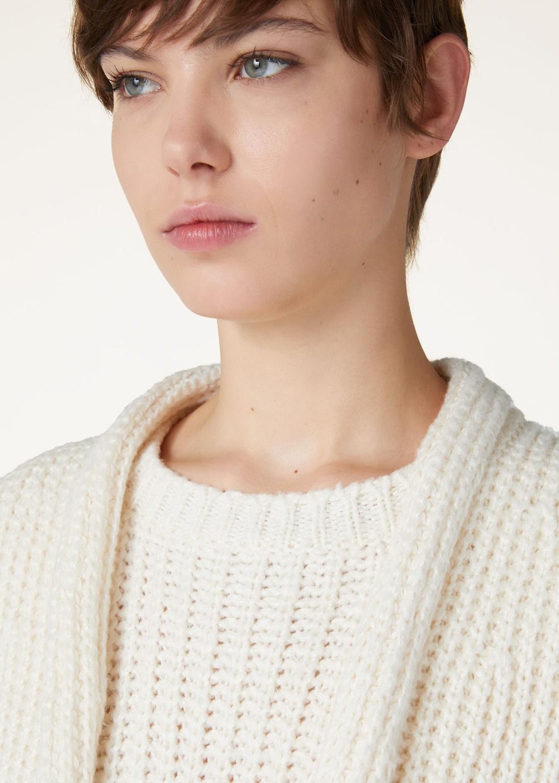 Loro Piana o1srvl11e0425 FAN6403 Cocooning Cardigan in Cream Size XS / US 0-2 / IT 36-38 - 4 Thumbnail