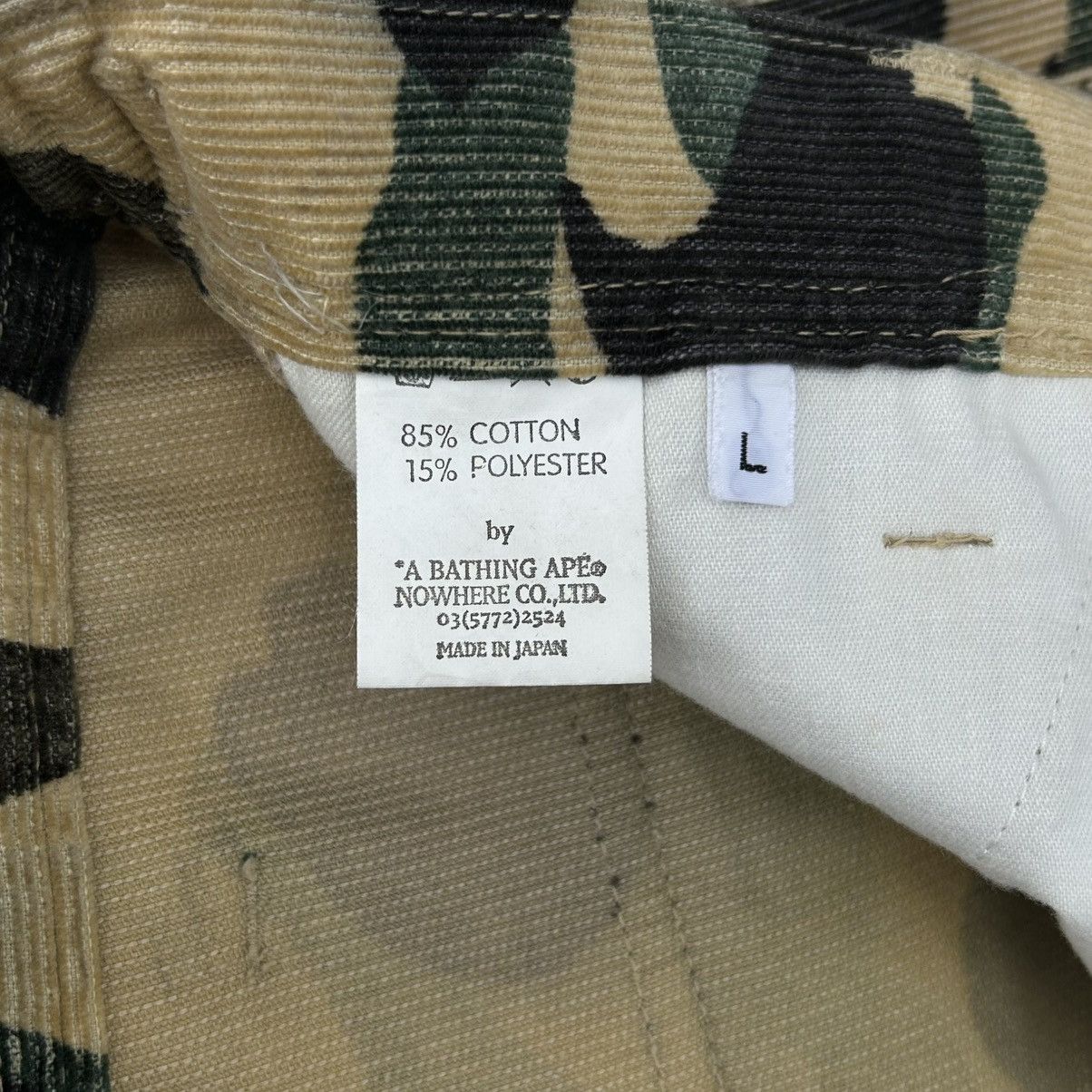 Bape (Nigo era) 1990s OG Bape 1st Camo Corduroy Cargo Pants Size US 34 / EU 50 - 12 Thumbnail