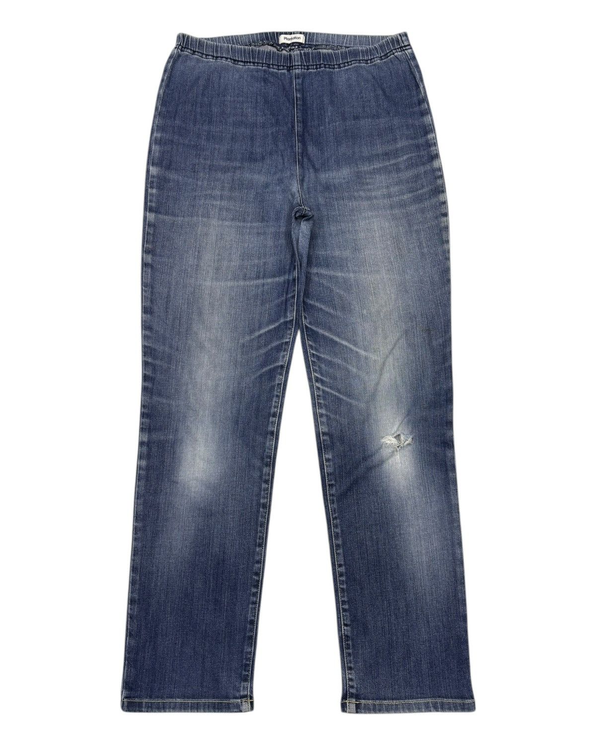 Hai Sporting Gear × Issey Miyake × Tsumori Chisato Issey Miyake PLANTATION Casual Distress Jeans Pants Size US 32 / EU 48 - 7 Thumbnail