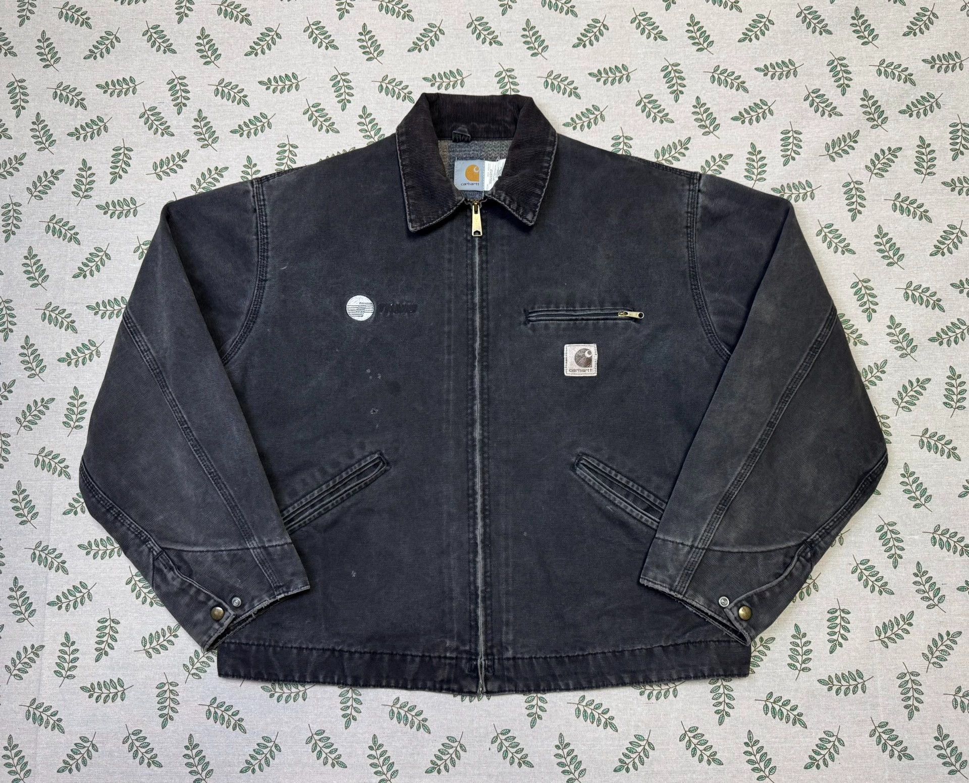 Carhartt Vintage Carhartt J43 Detroit 1999 USA XL Black Size US XL / EU 56 / 4 - 2 Thumbnail