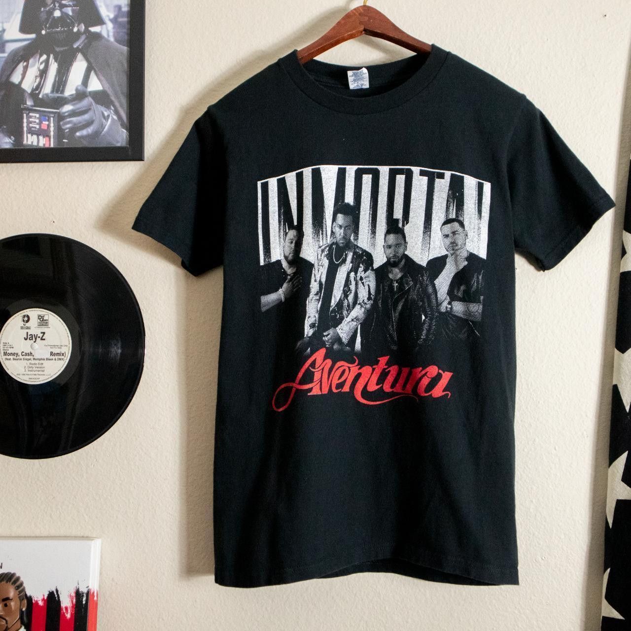 Vintage Essential Black Aventura Immortal Tour T-shirt