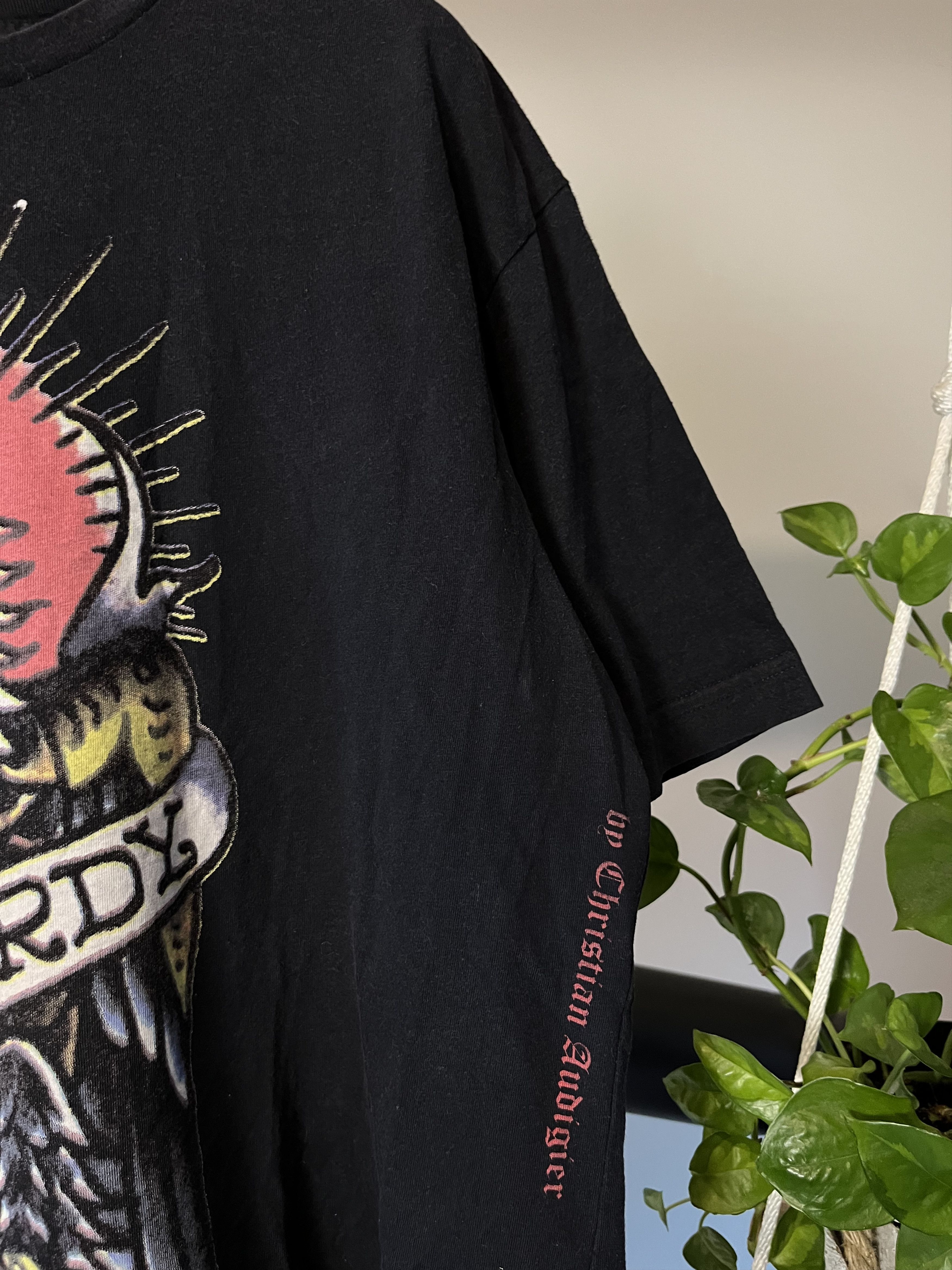 Christian Audigier Ed hardy by Christian Audigier Eagle Skull Tee Size US XL / EU 56 / 4 - 3 Thumbnail