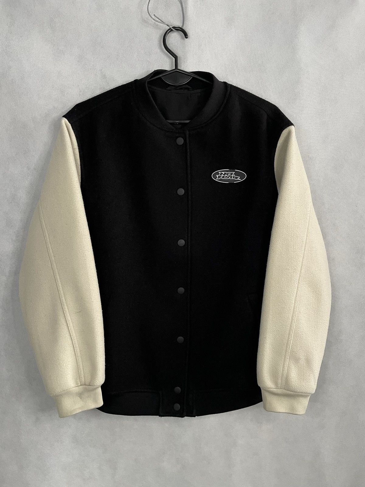 No Fear 💥No Fear Embroidery Spellout Varsity Jacket Size US S / EU 44-46 / 1 - 2 Thumbnail
