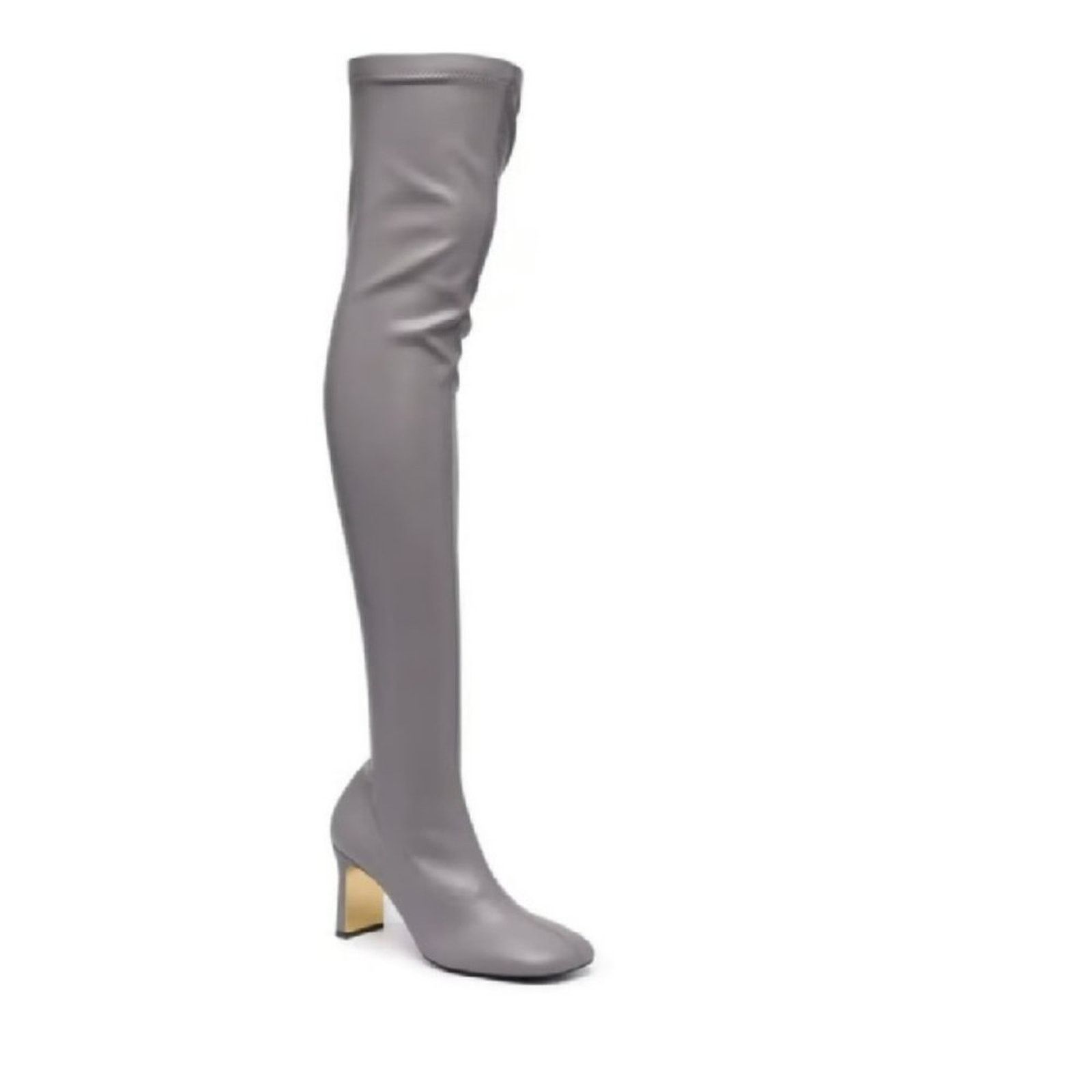 Stella McCartney STELLA MCCARTNEY Ivy vegan leather over-the-knee boots.37 Size US 6.5 / IT 36.5 - 1 Thumbnail