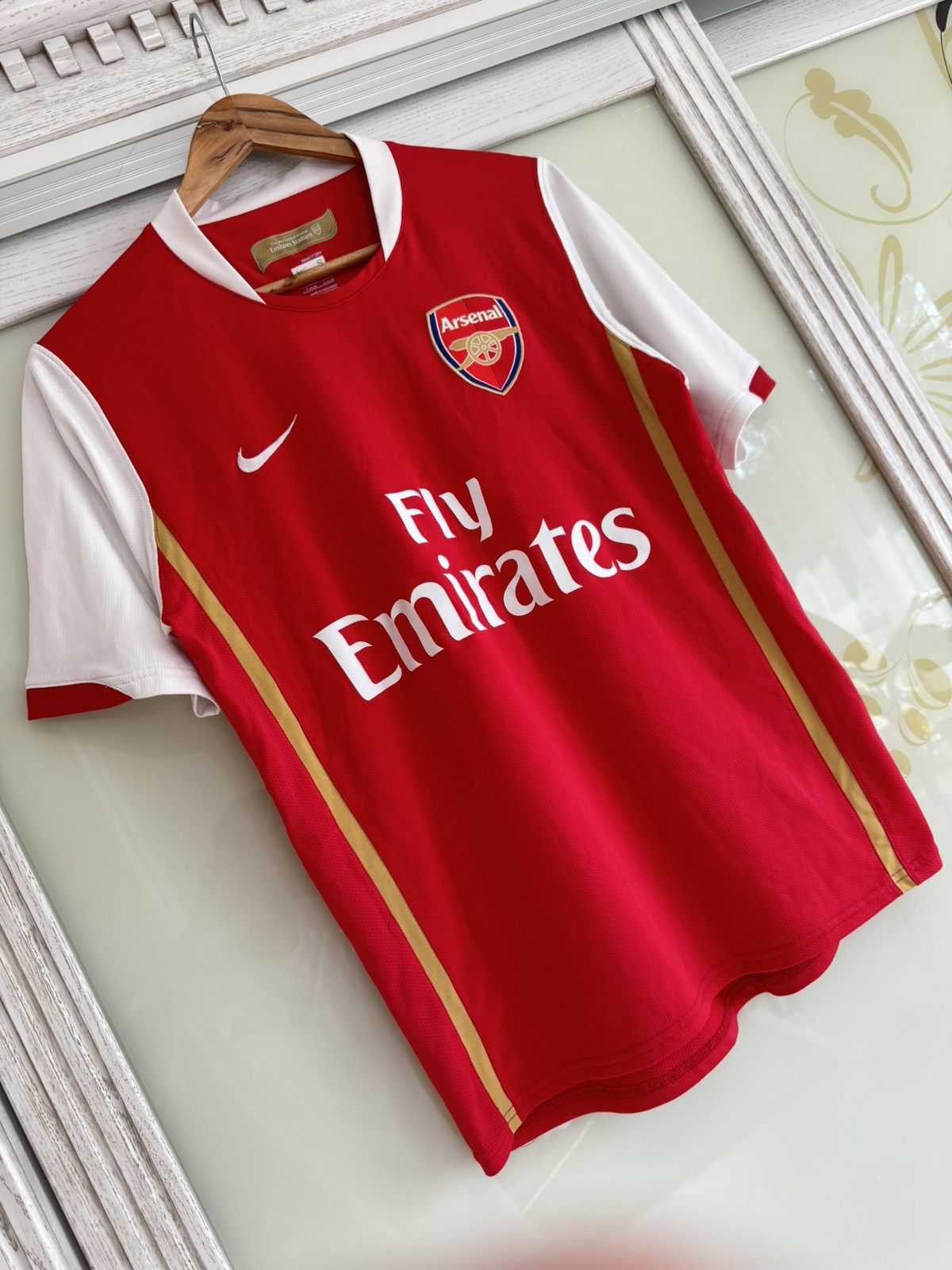 Nike × Vintage Vintage Arsenal 2007-2008 Home Soccer Jersey Football Kit Size US S / EU 44-46 / 1 - 4 Thumbnail