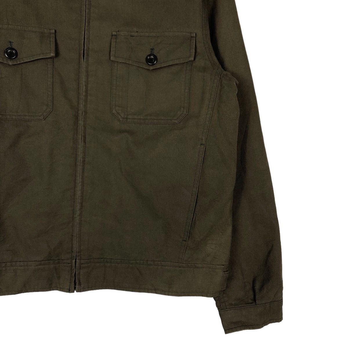 Japanese Brand 📌VINTAGE BIKER JACKET GAP MILITARY DESIGN CARGO POCKET Size US M / EU 48-50 / 2 - 7 Thumbnail