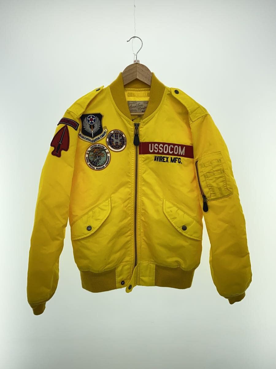 Avirex Avirex Plain Poly Flight Jkt Yellow Size US L / EU 52-54 / 3 - 1 Thumbnail
